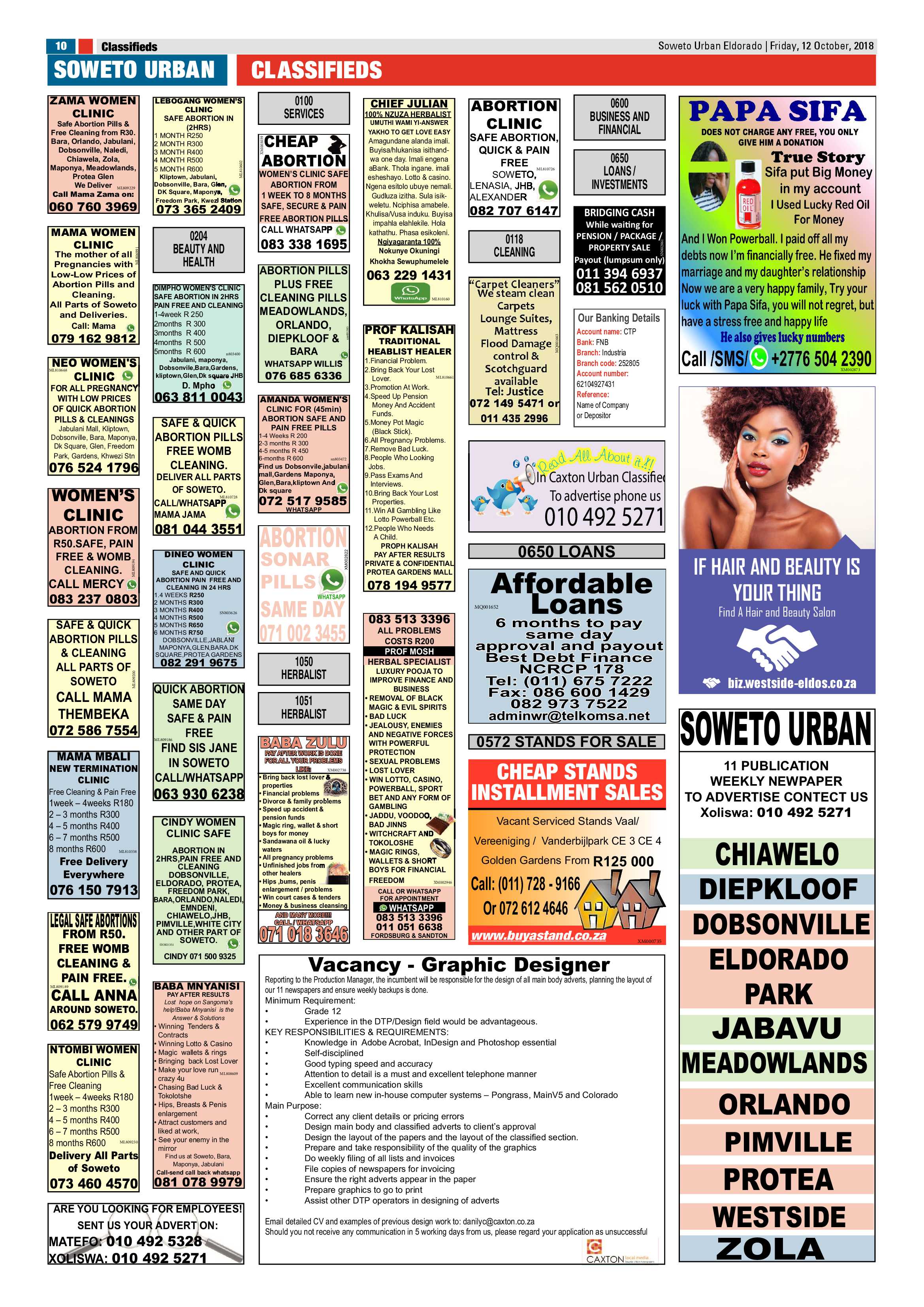 Eldorado Park – October 12, 2018 issue page 10
