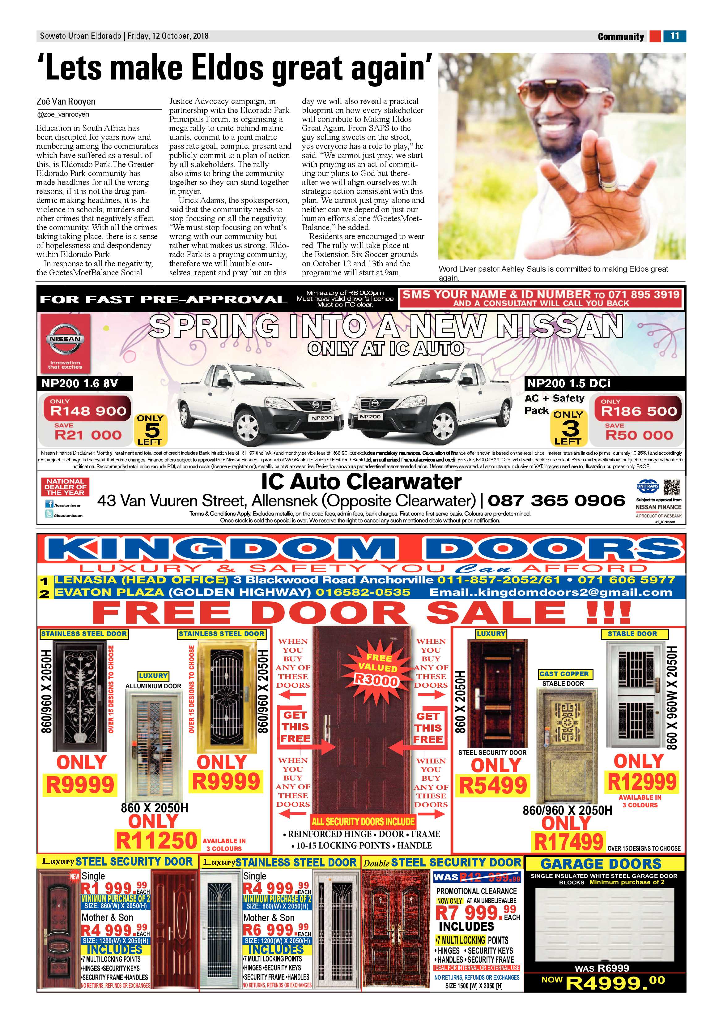 Eldorado Park – October 12, 2018 issue page 11