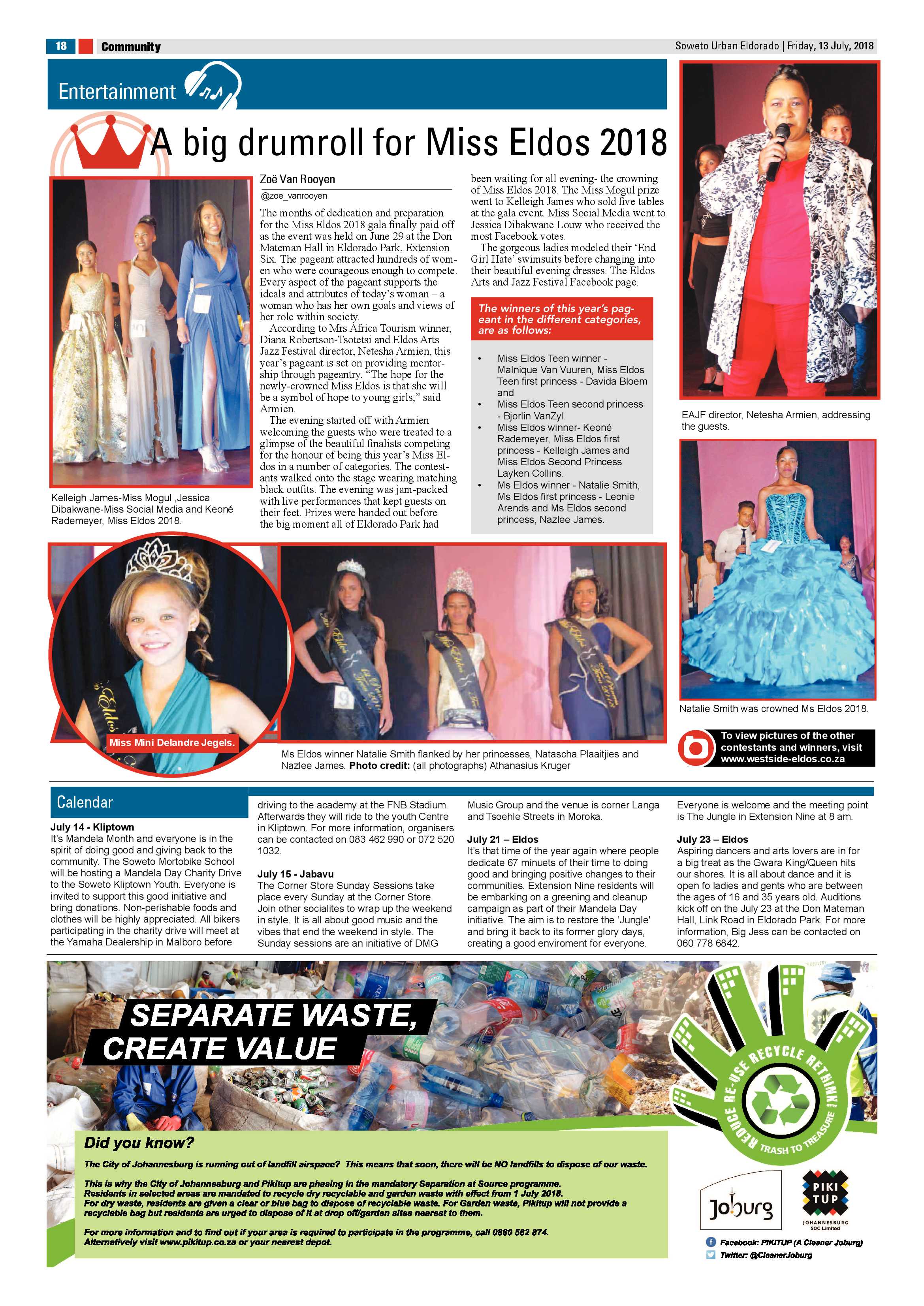 Eldorado Park – July 13, 2018 issue page 18