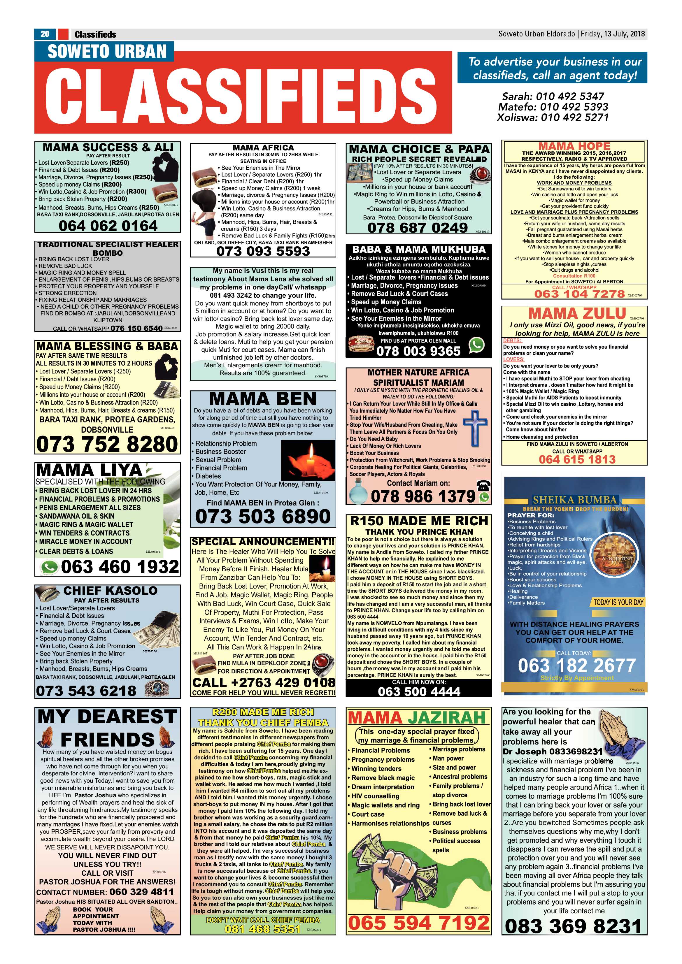 Eldorado Park – July 13, 2018 issue page 20