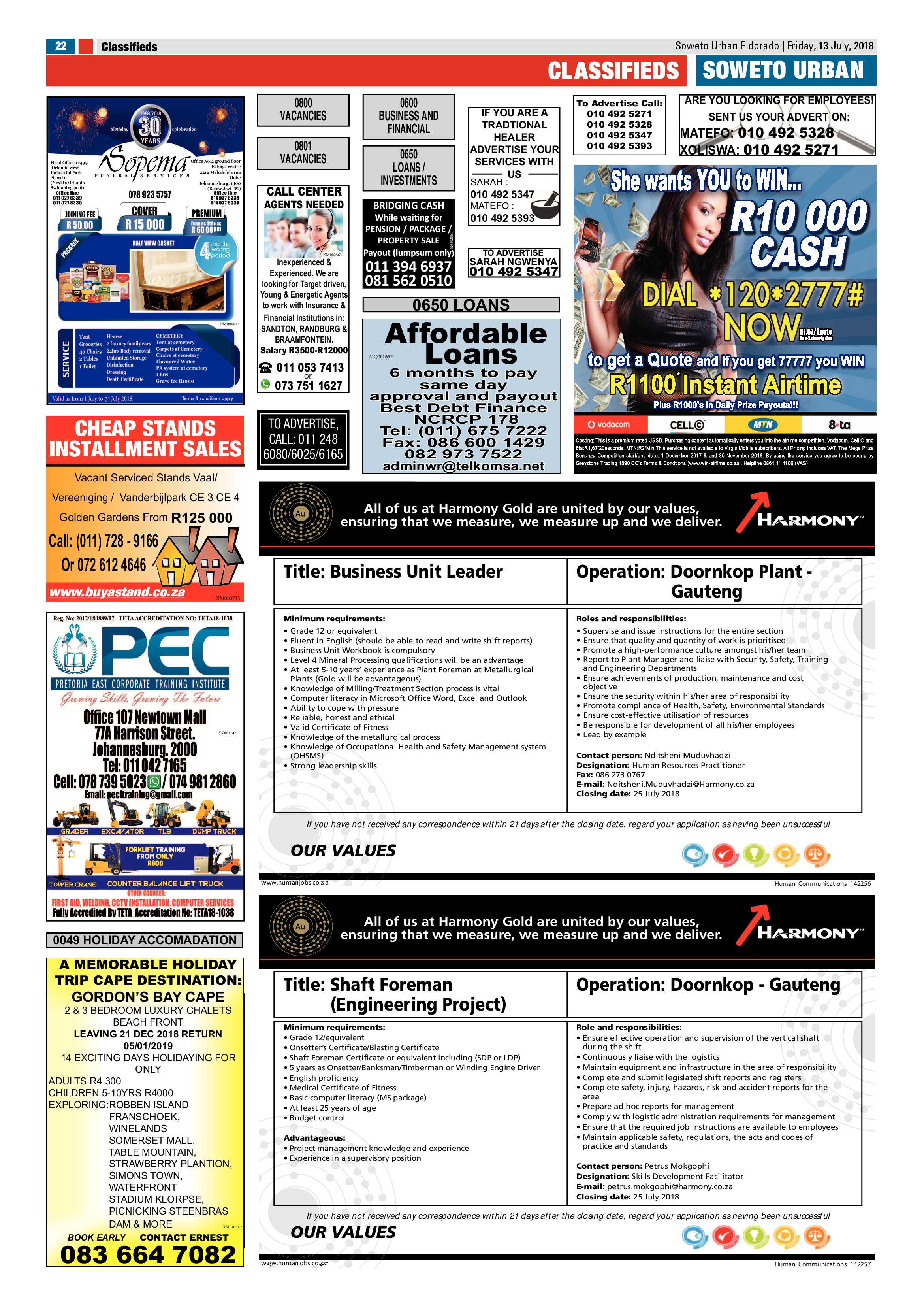 Eldorado Park – July 13, 2018 issue page 22