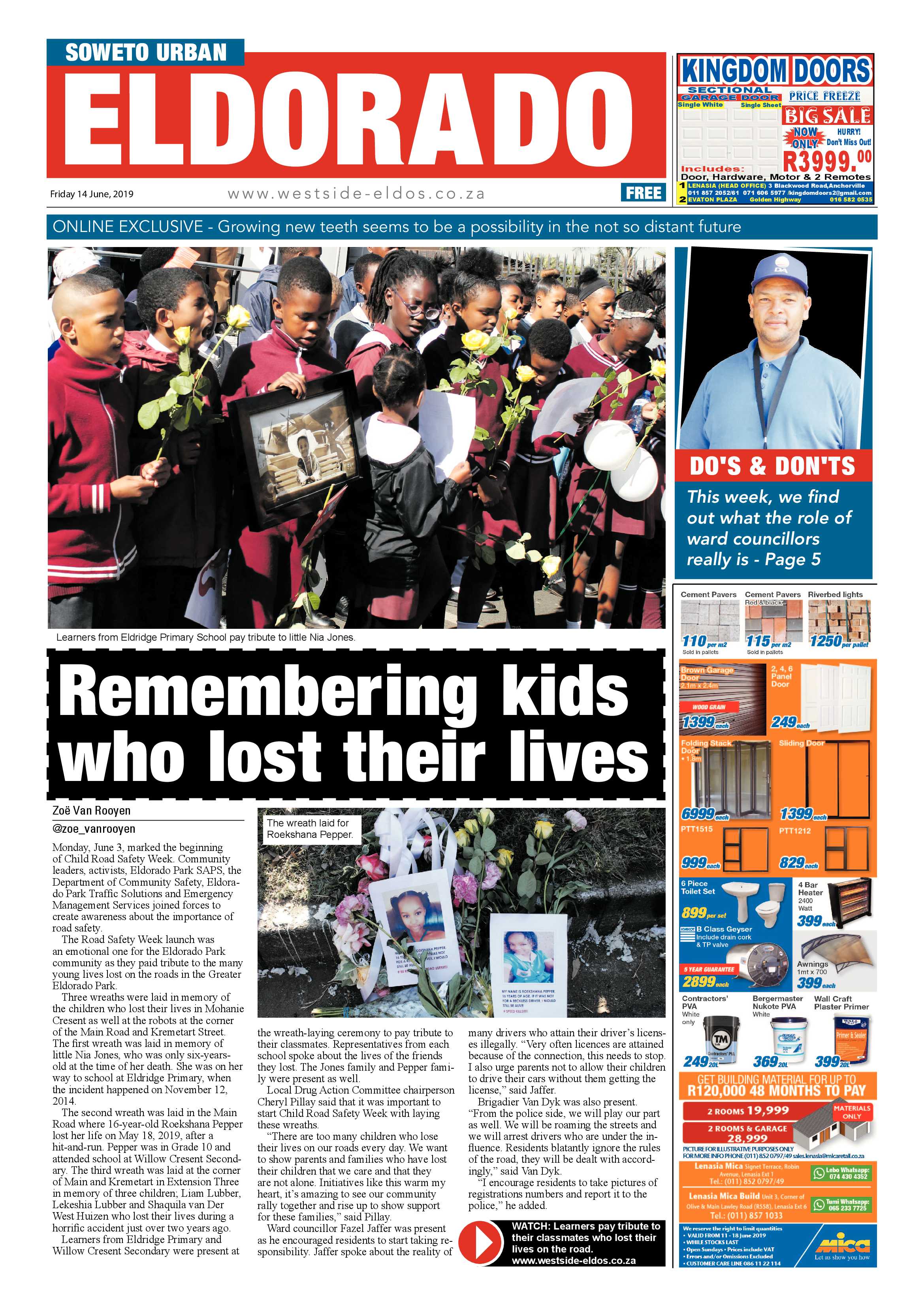 Eldorado News – June 14, 2019 page 1