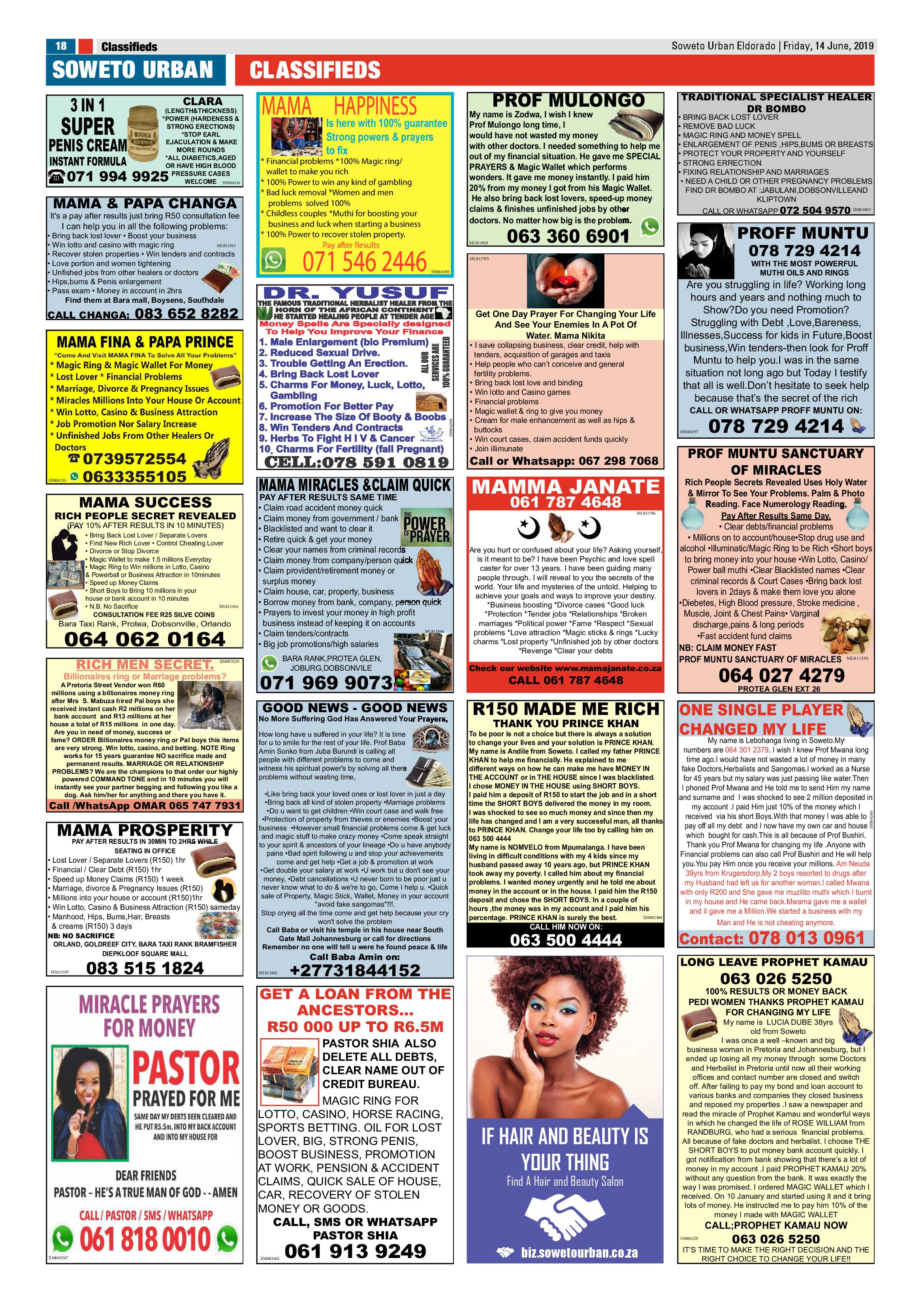 Eldorado News – June 14, 2019 page 18