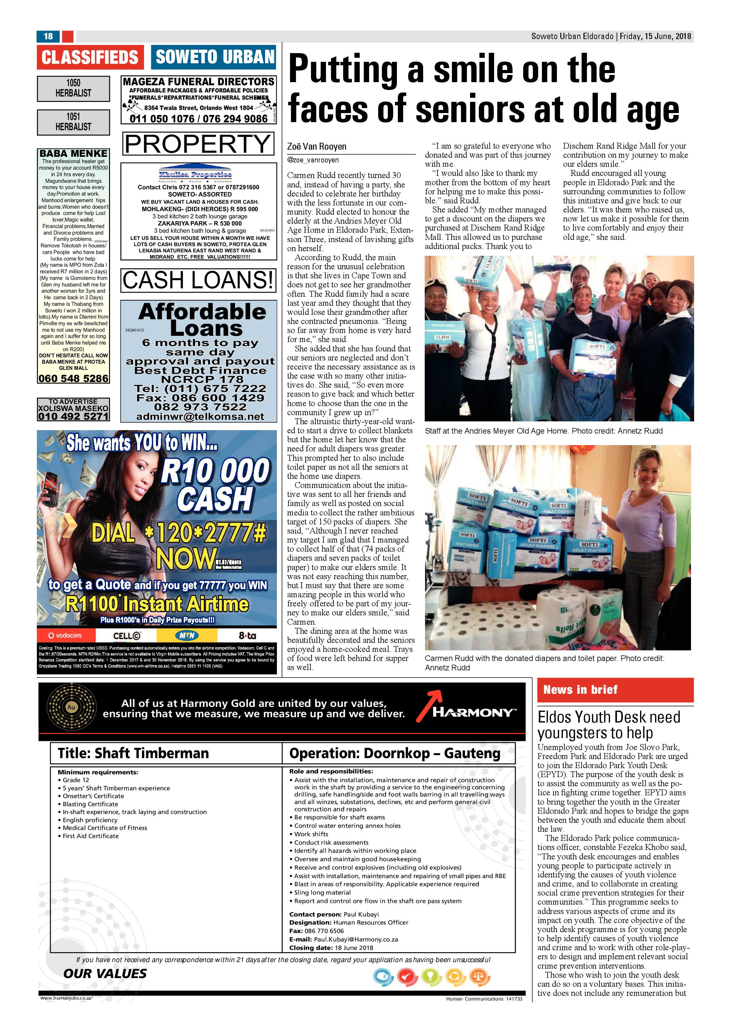 Eldorado Park – June 15, 2018 issue page 18