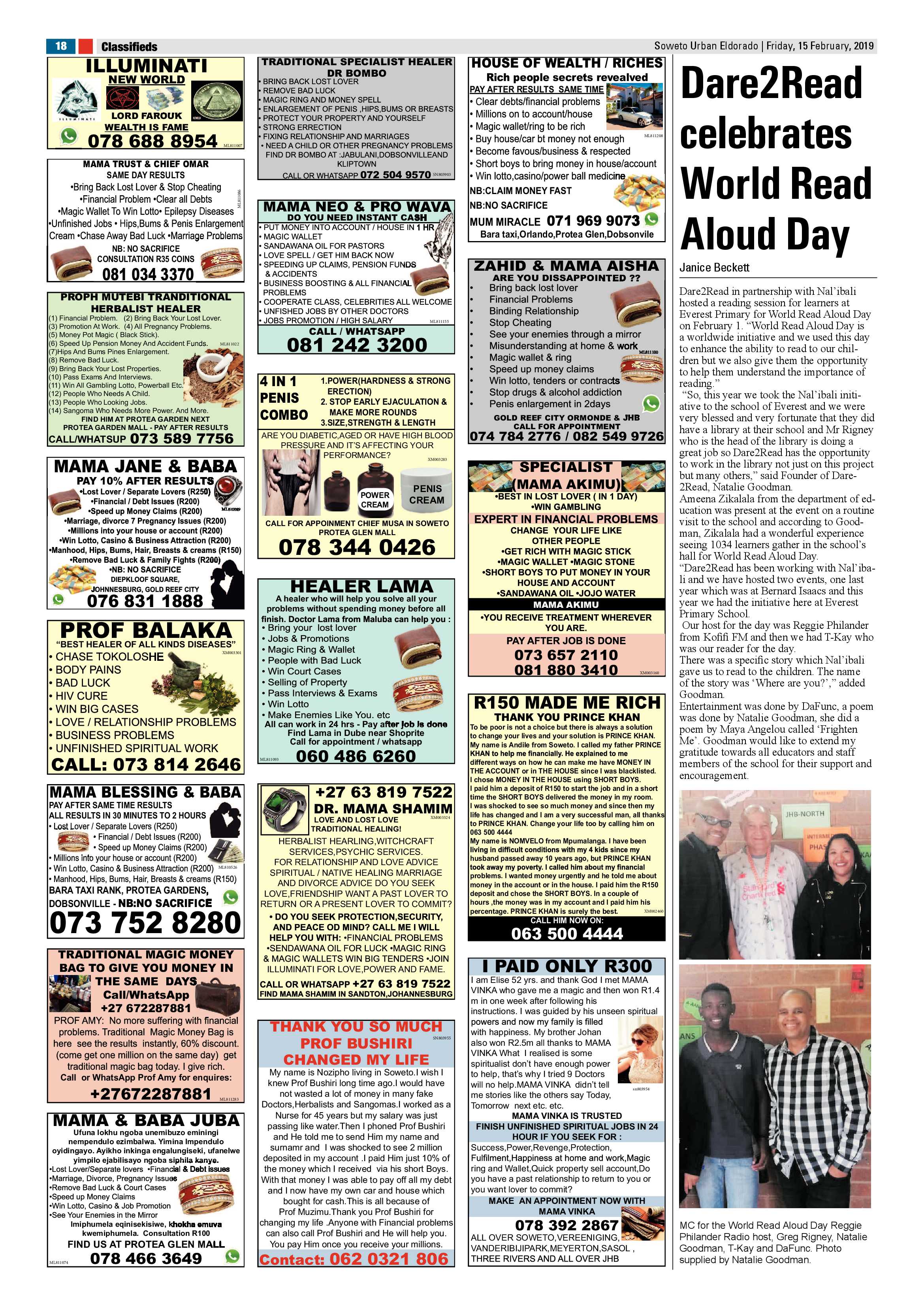 Eldorado Park News – February 15, 2019 page 18