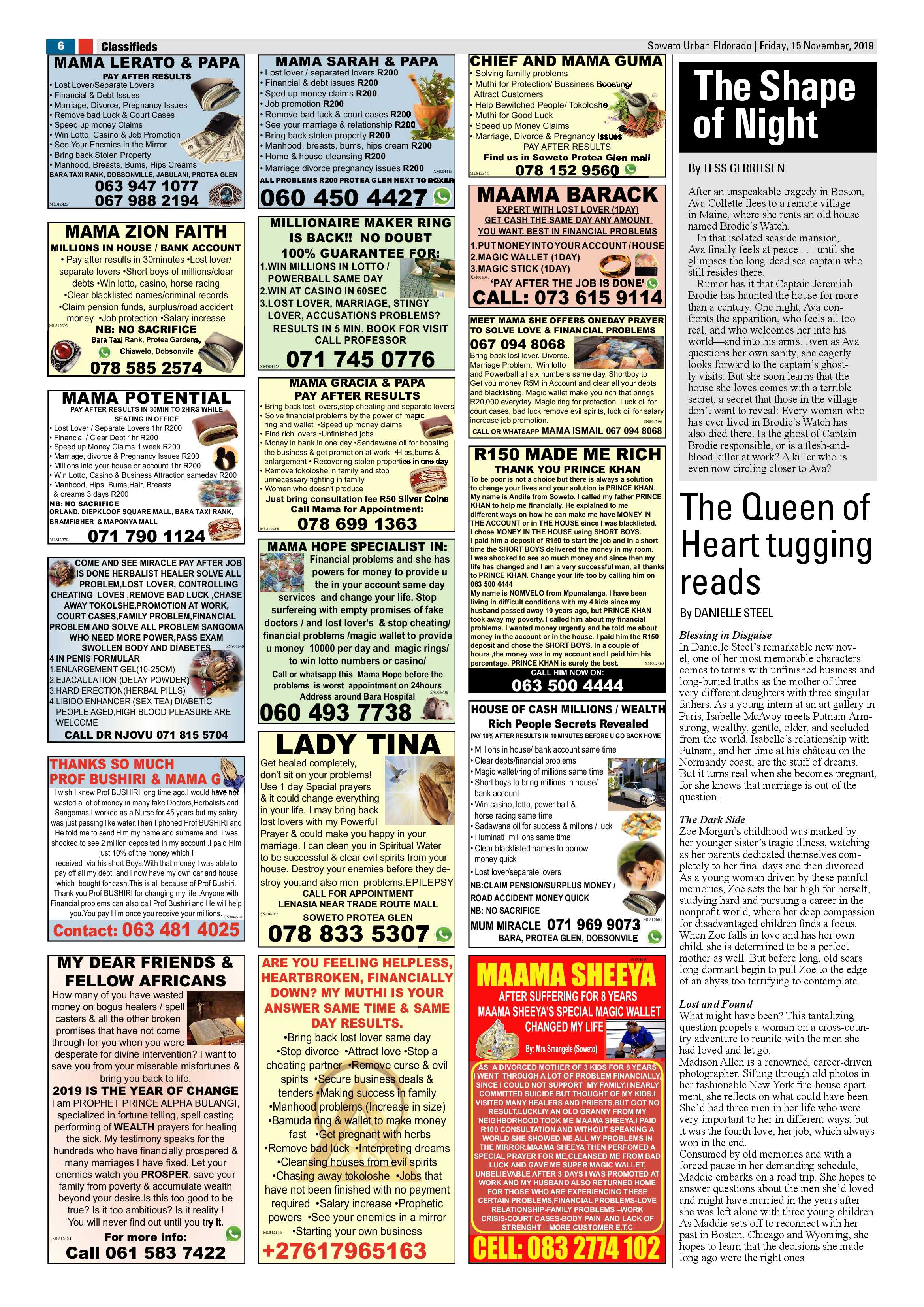 Eldorado News – November 15, 2019 page 6