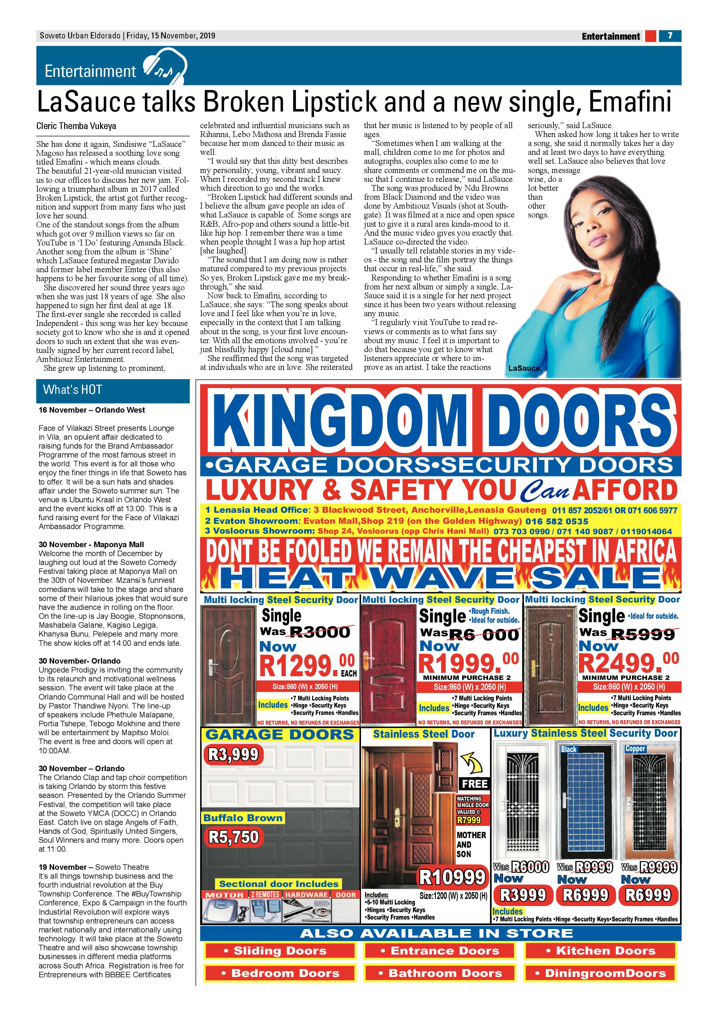 Eldorado News – November 15, 2019 page 7