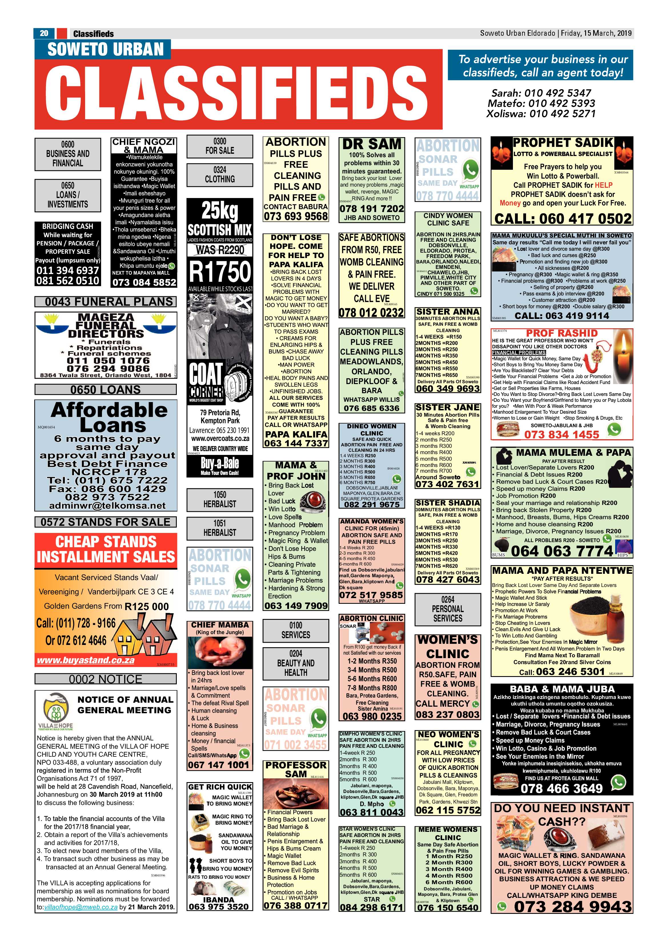 Eldorado News – March 16 , 2019 page 20