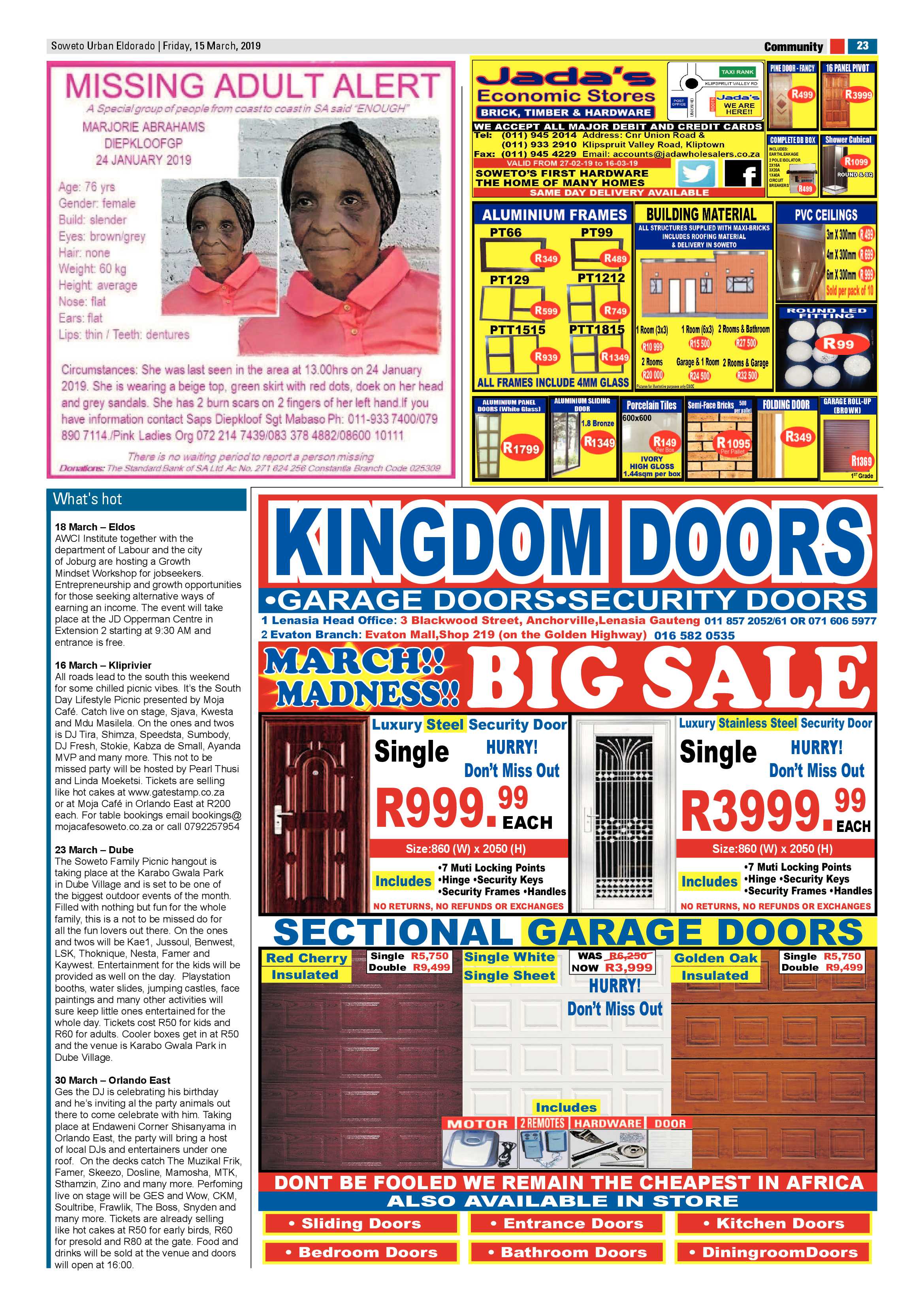 Eldorado News – March 16 , 2019 page 23