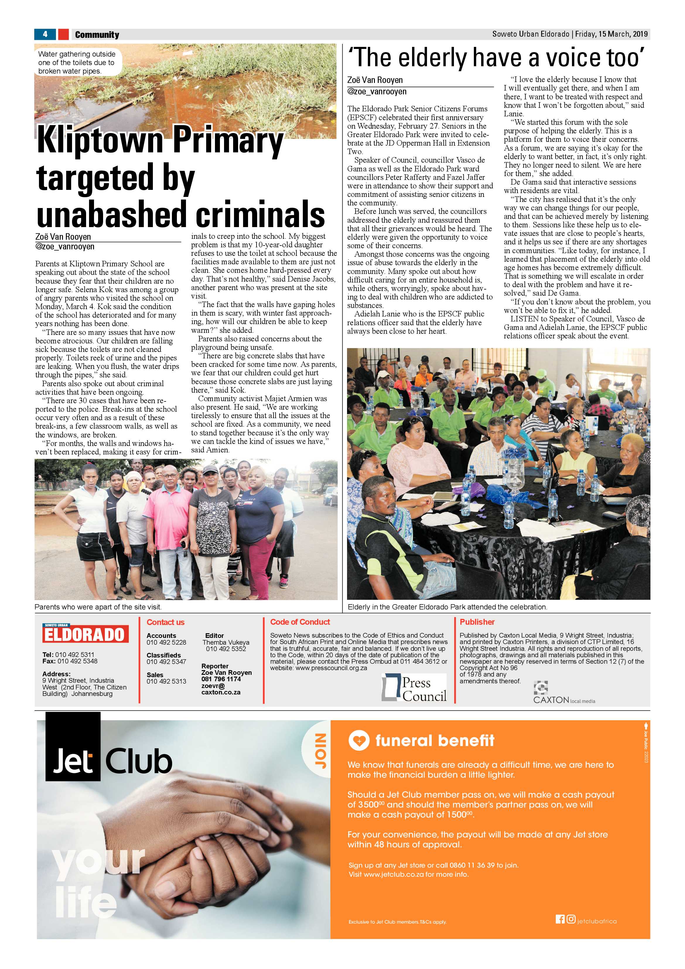 Eldorado News – March 16 , 2019 page 4