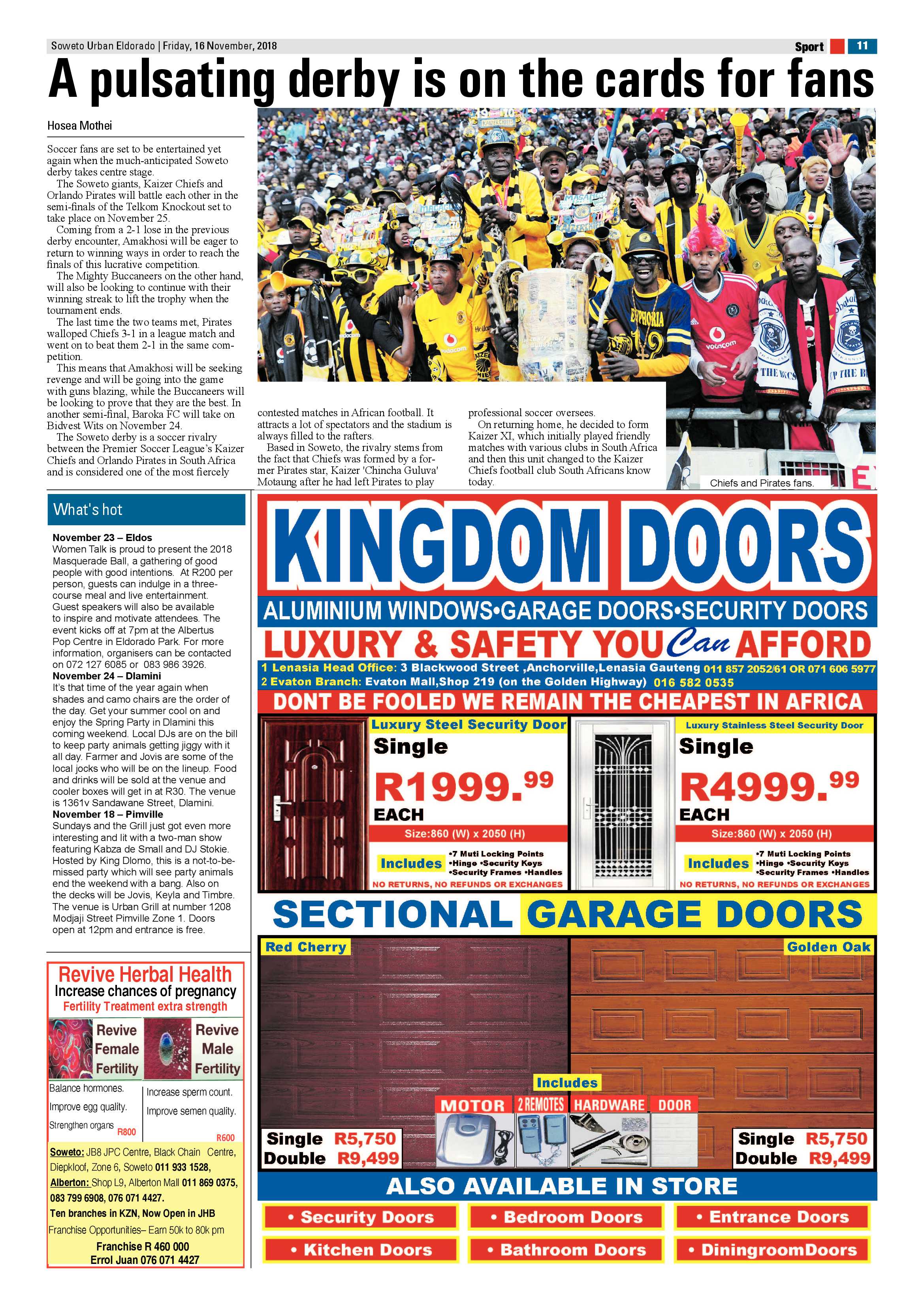 Eldorado Park – November 16, 2018 issue page 11