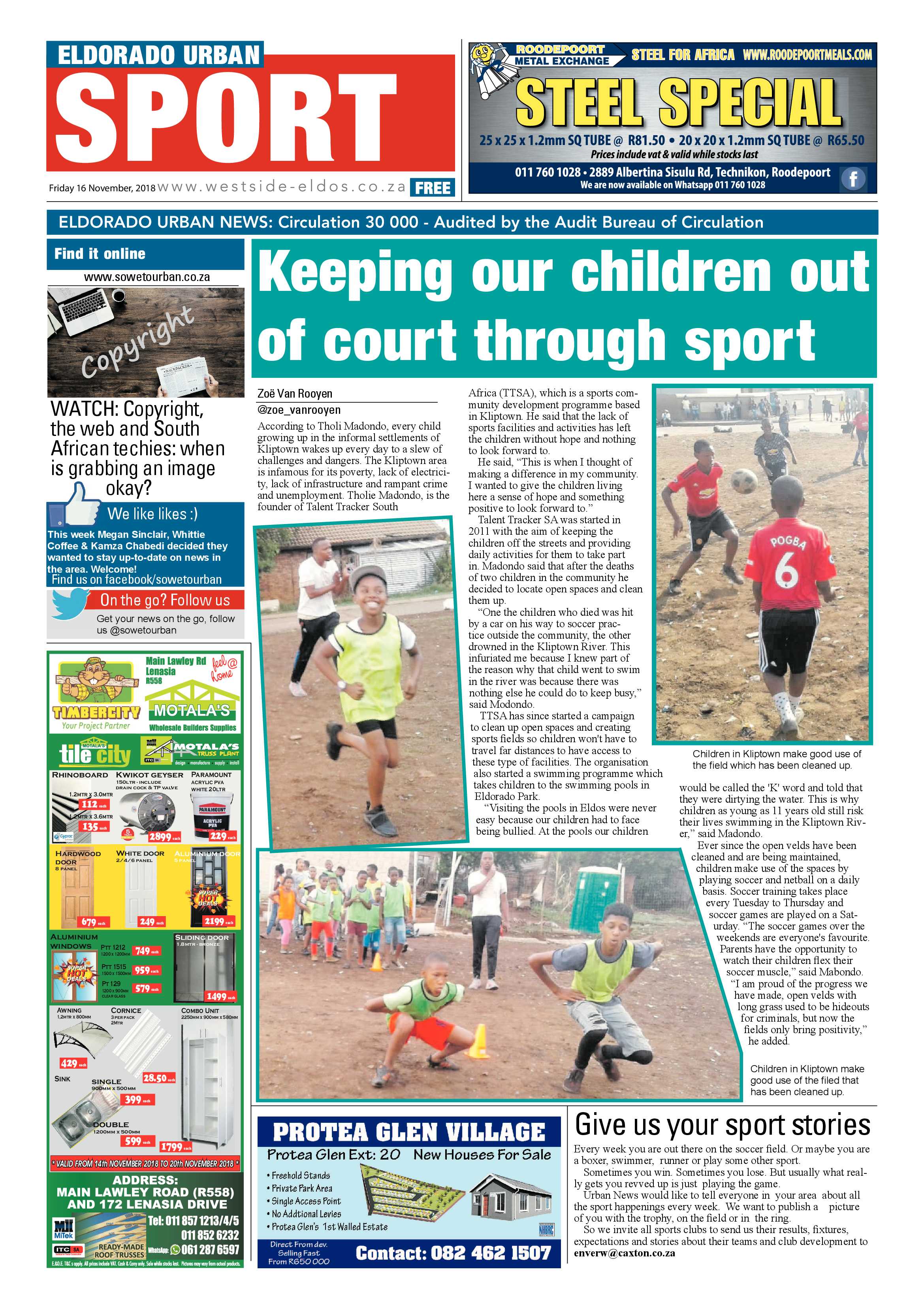 Eldorado Park – November 16, 2018 issue page 12