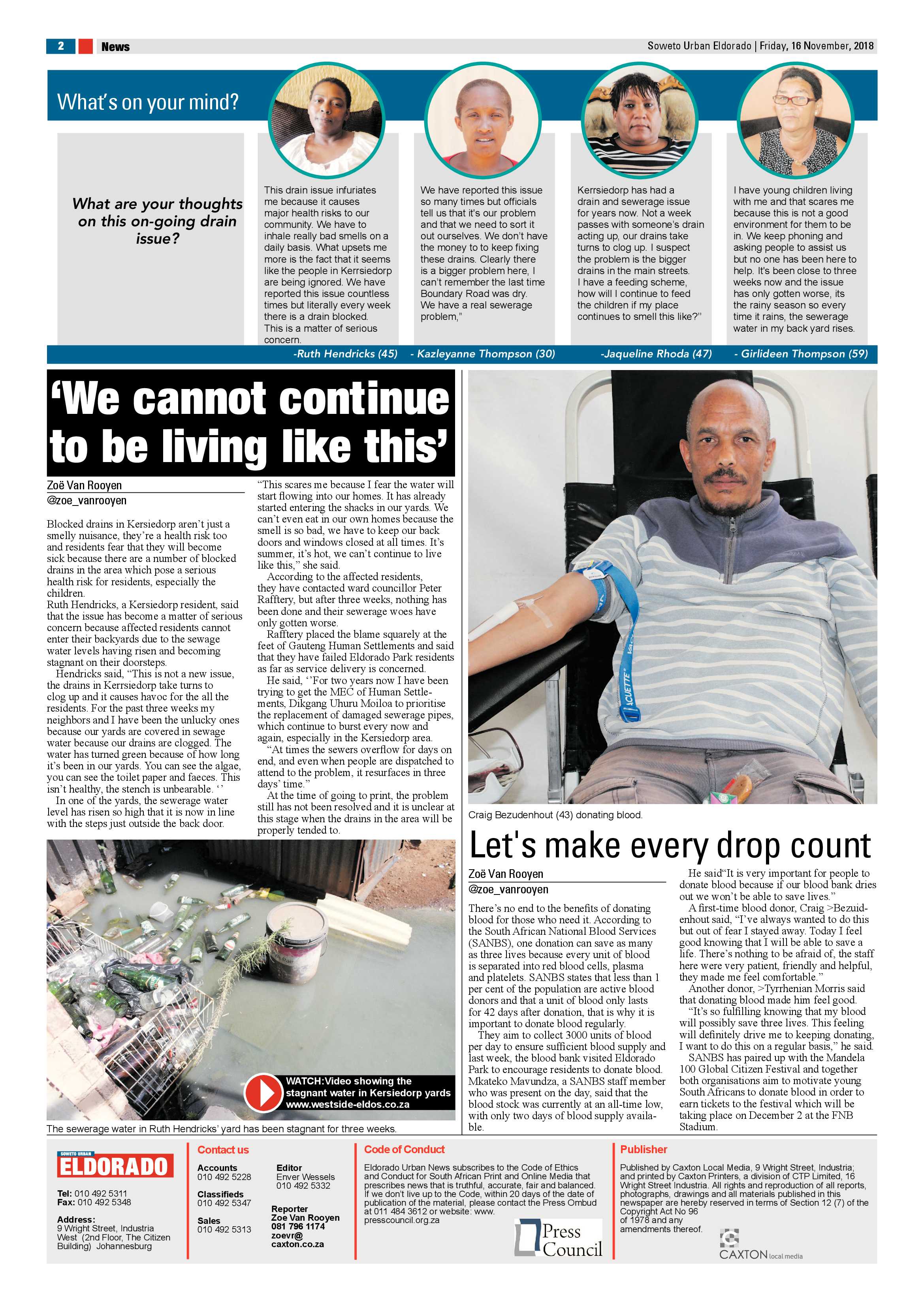 Eldorado Park – November 16, 2018 issue page 2