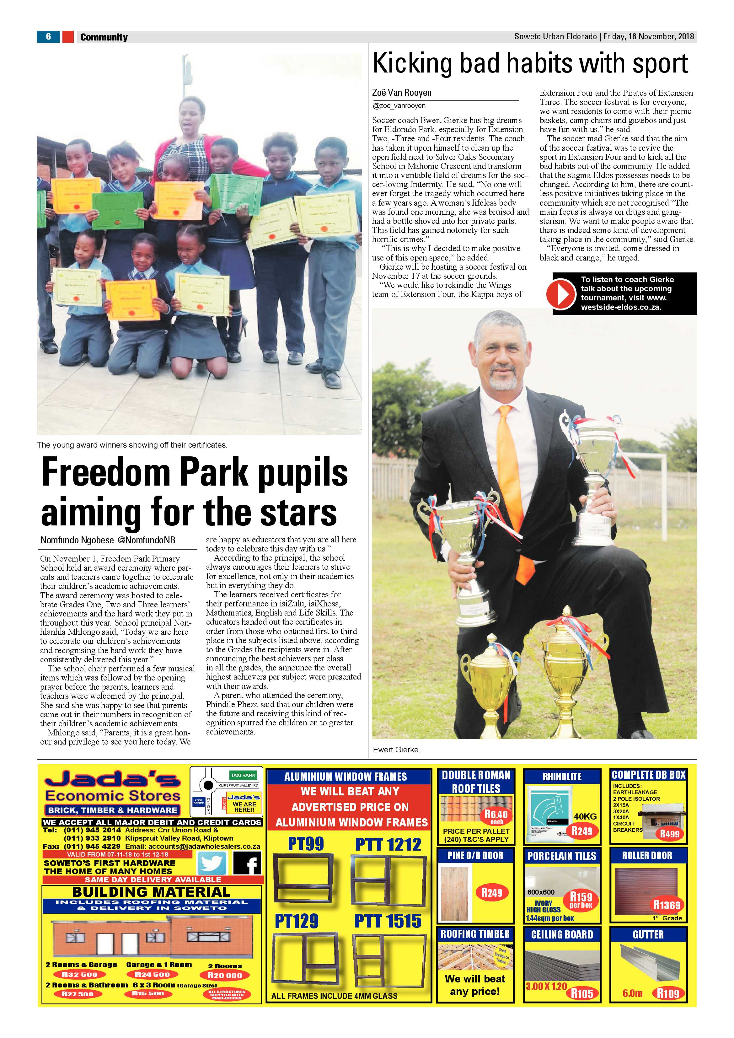 Eldorado Park – November 16, 2018 issue page 6