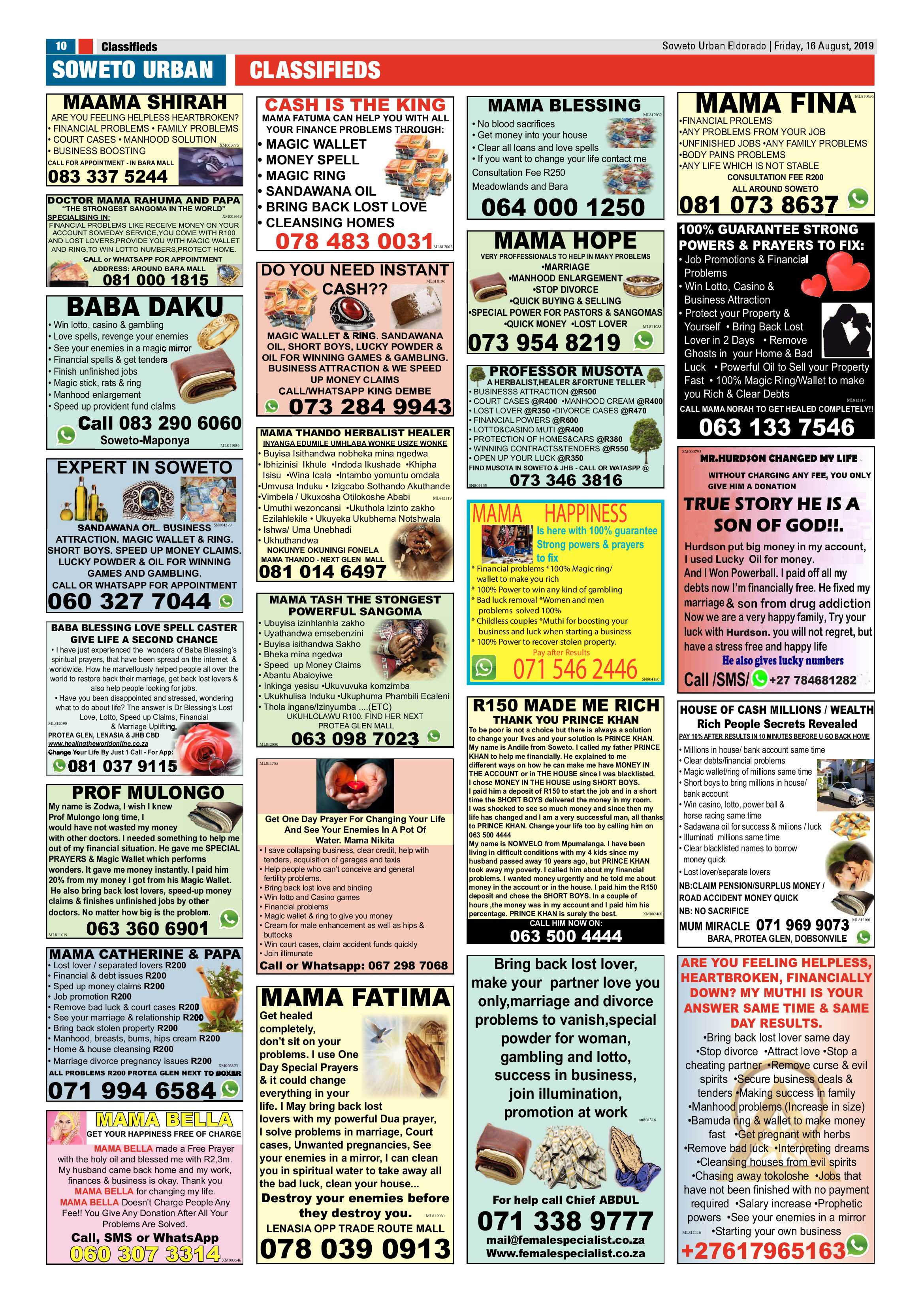 Eldorado News – August 16, 2019 page 10