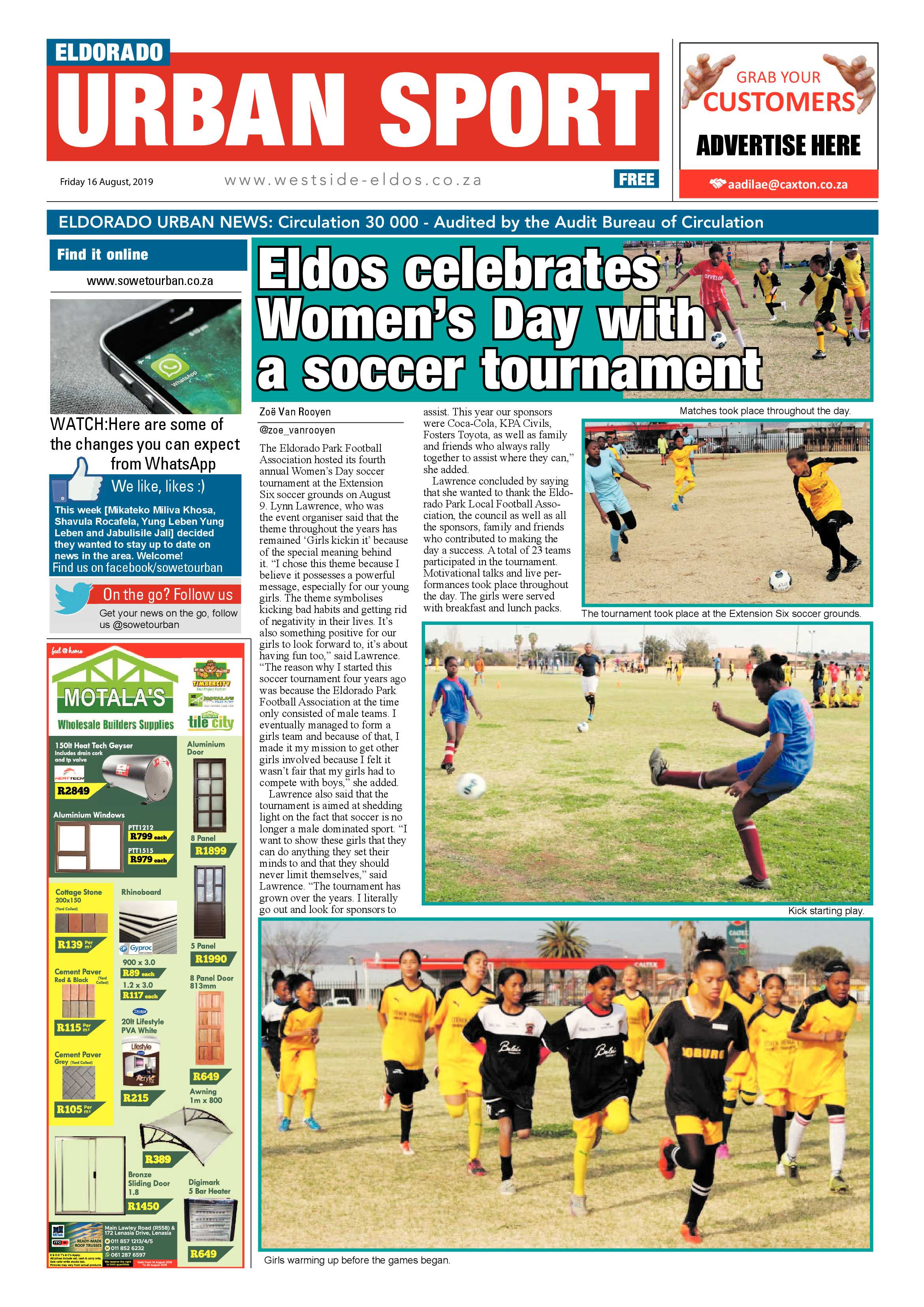 Eldorado News – August 16, 2019 page 12