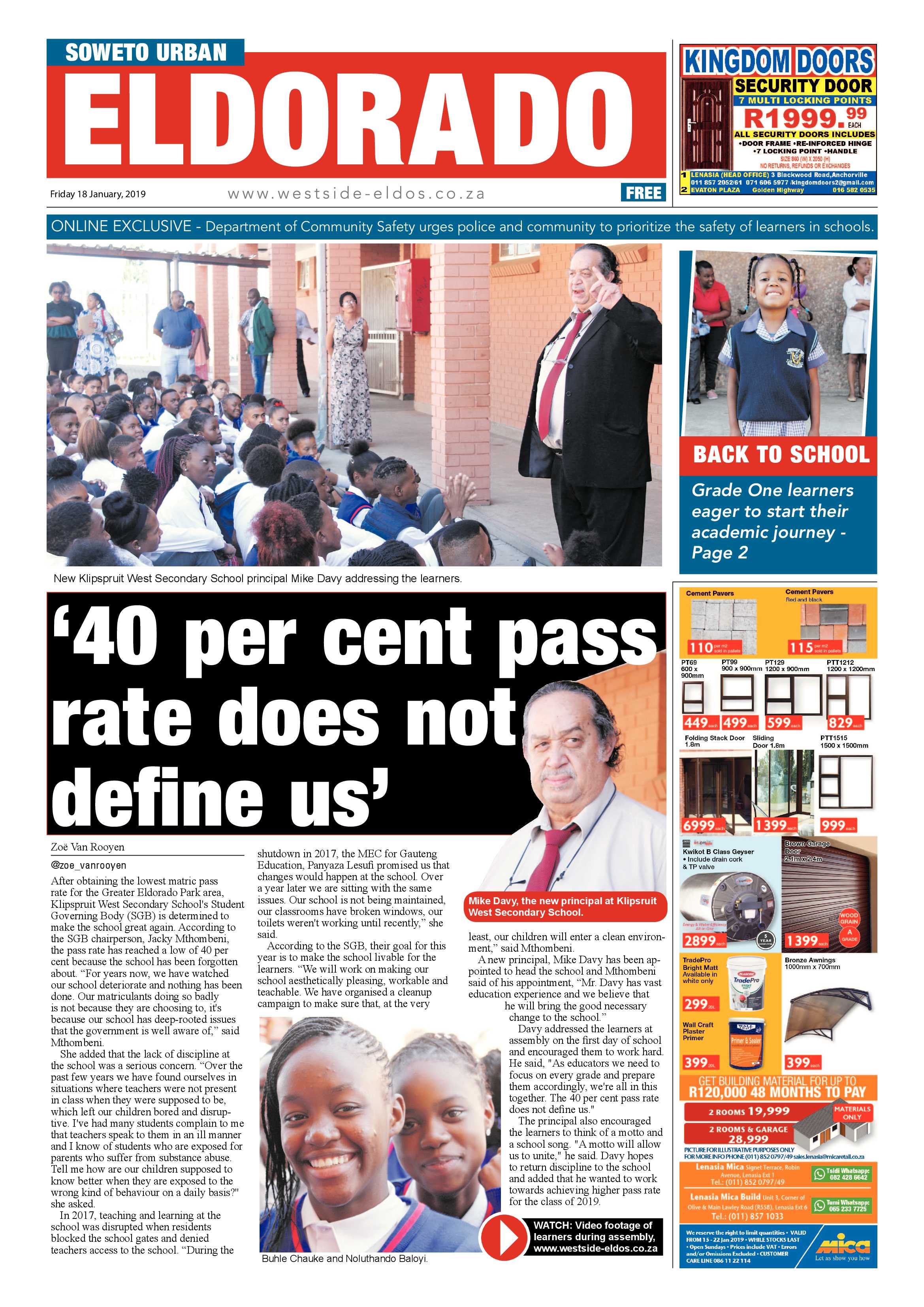 Jan 18 – Eldos News page 1