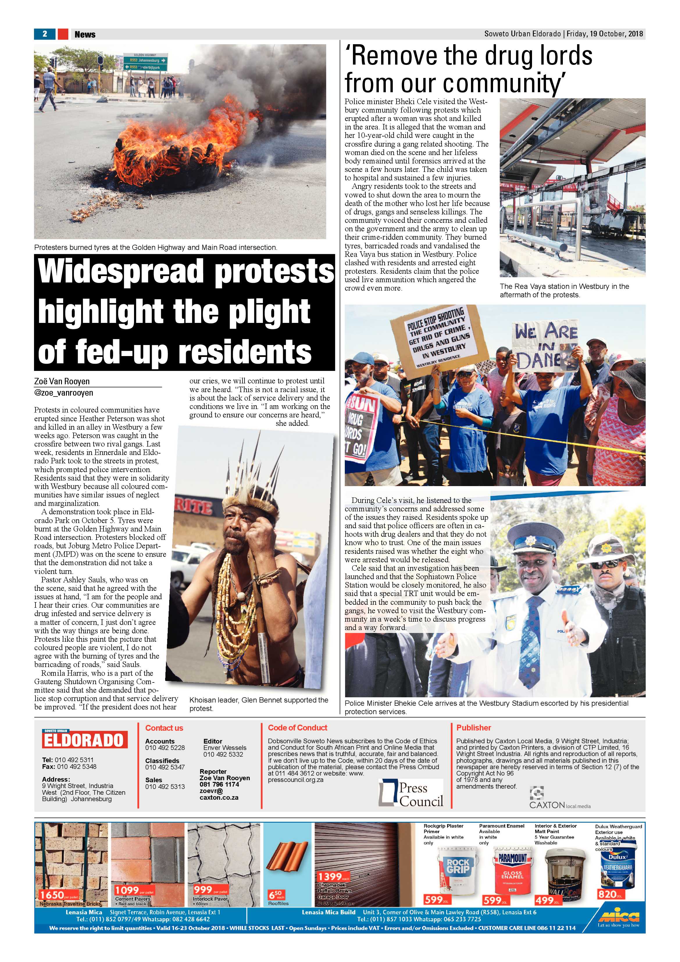 Eldorado Park – October 19, 2018 issue page 2