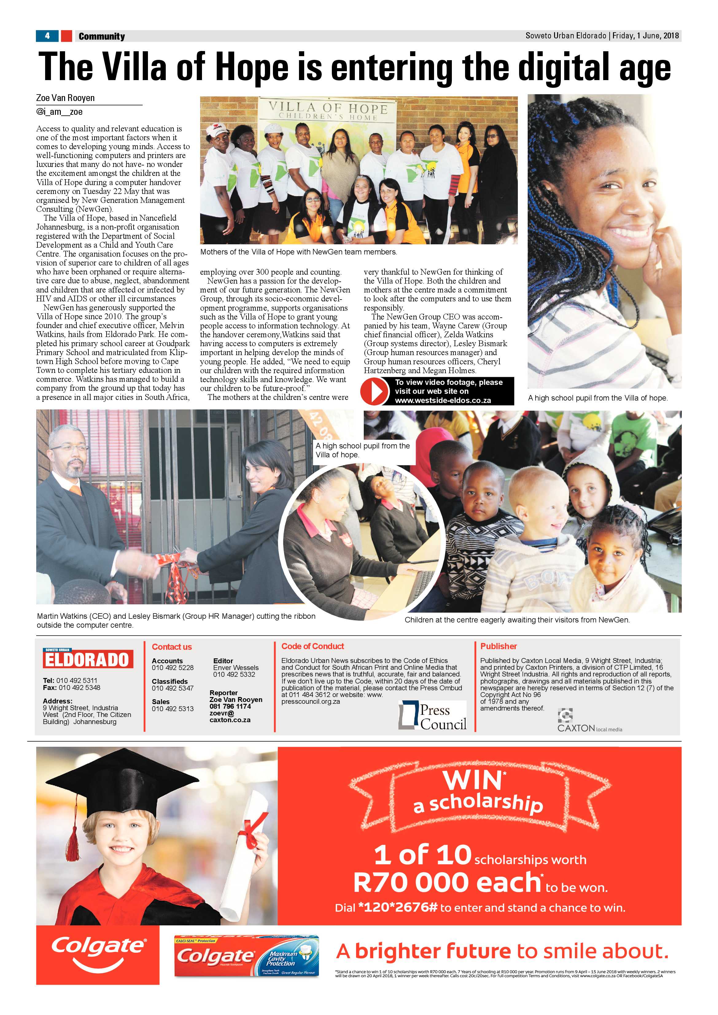 Eldorado Park – June 1, 2018 issue page 4