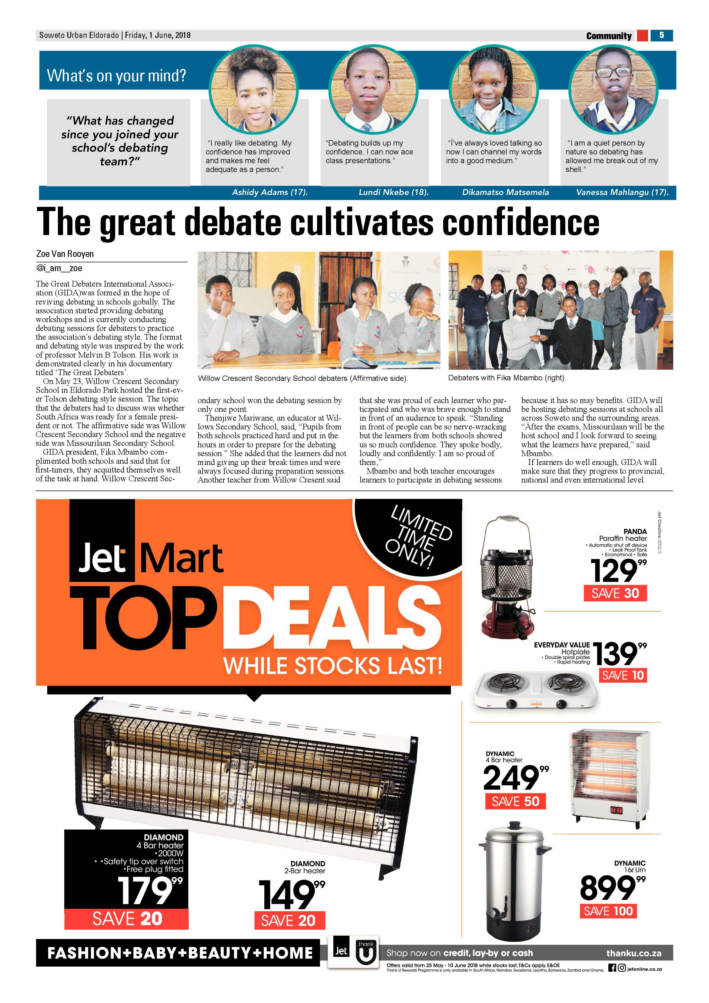 Eldorado Park – June 1, 2018 issue page 5