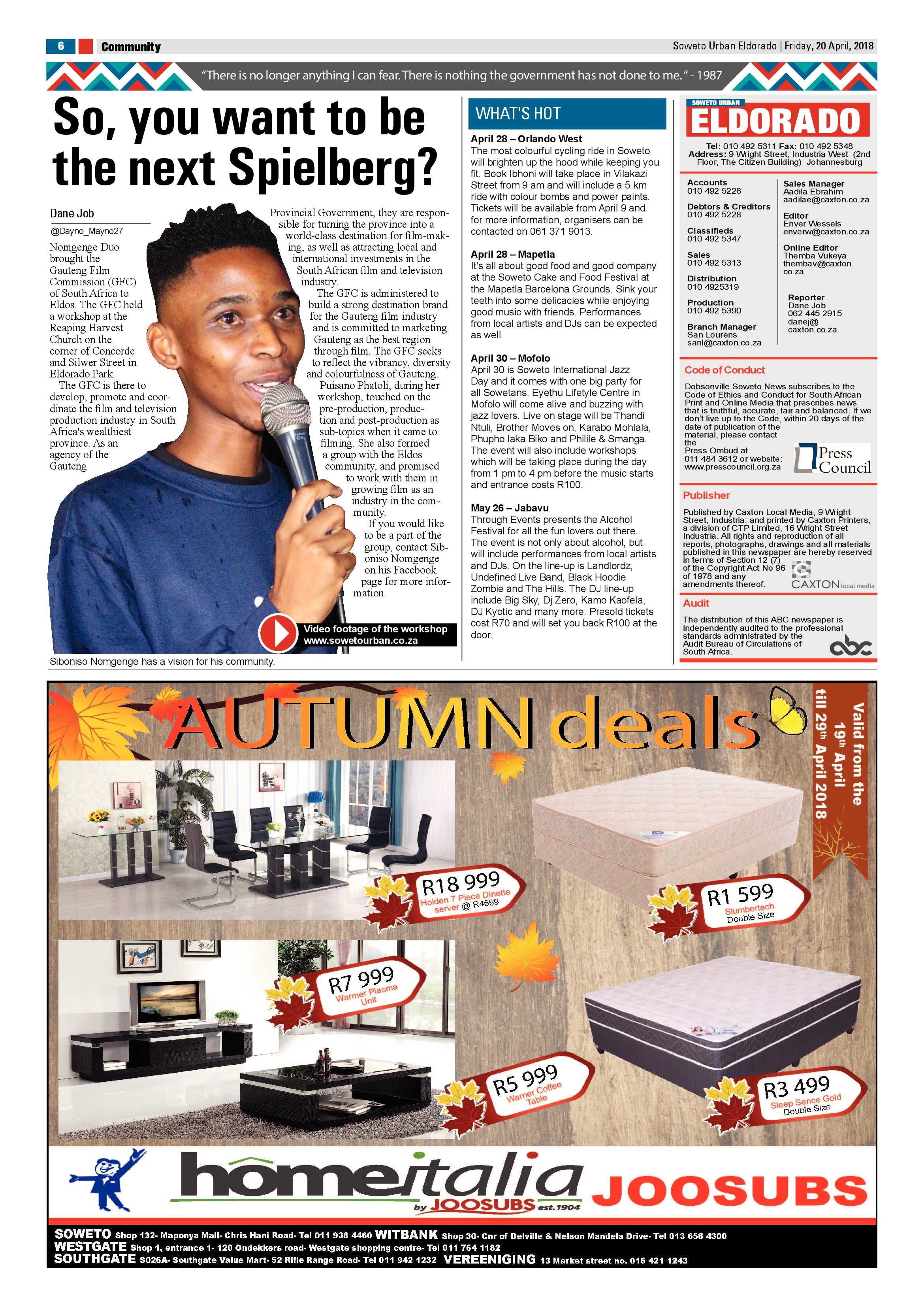 Eldorado Park – April 20, 2018 issue page 6