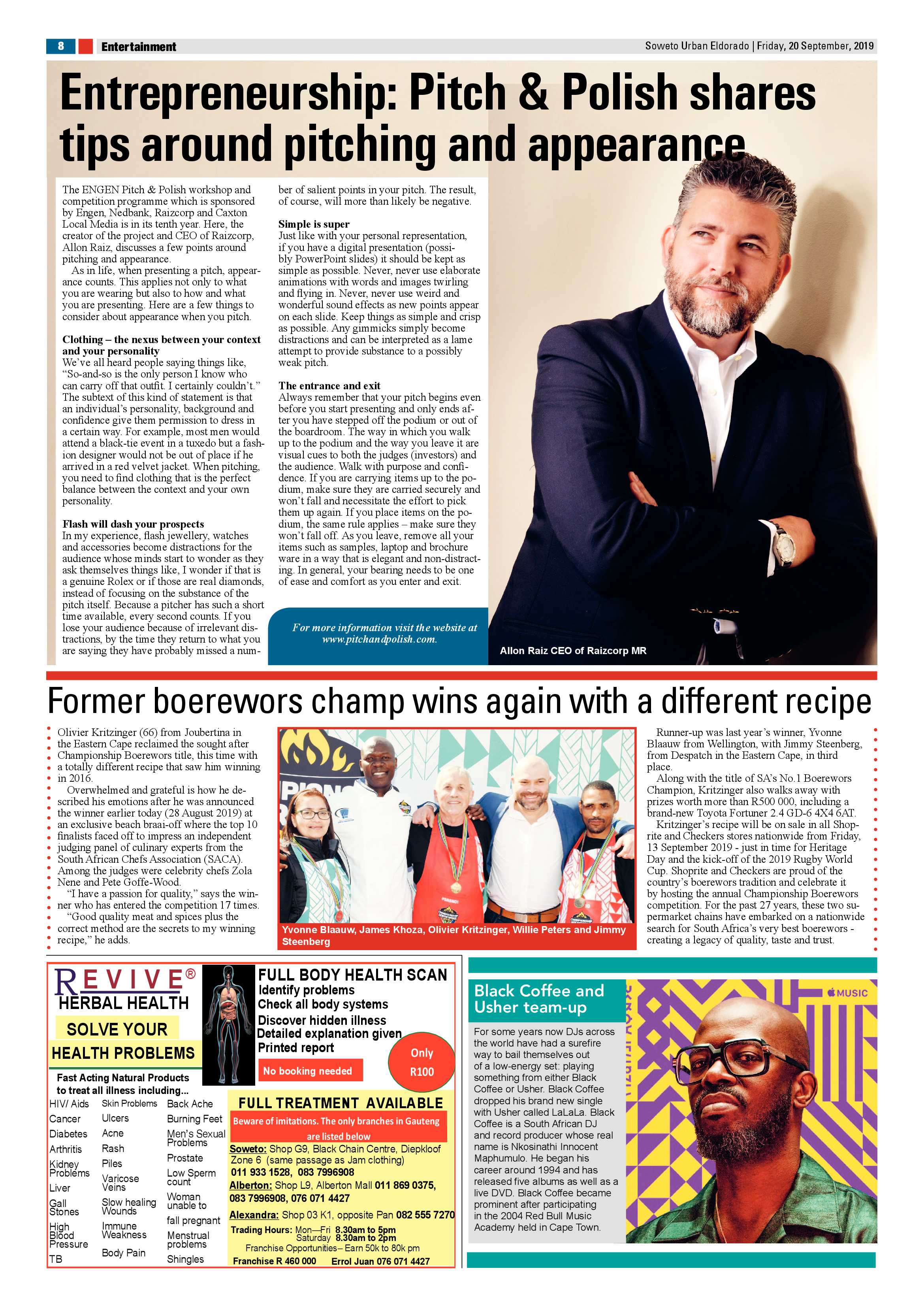 Eldorado News – September 20, 2019 page 8