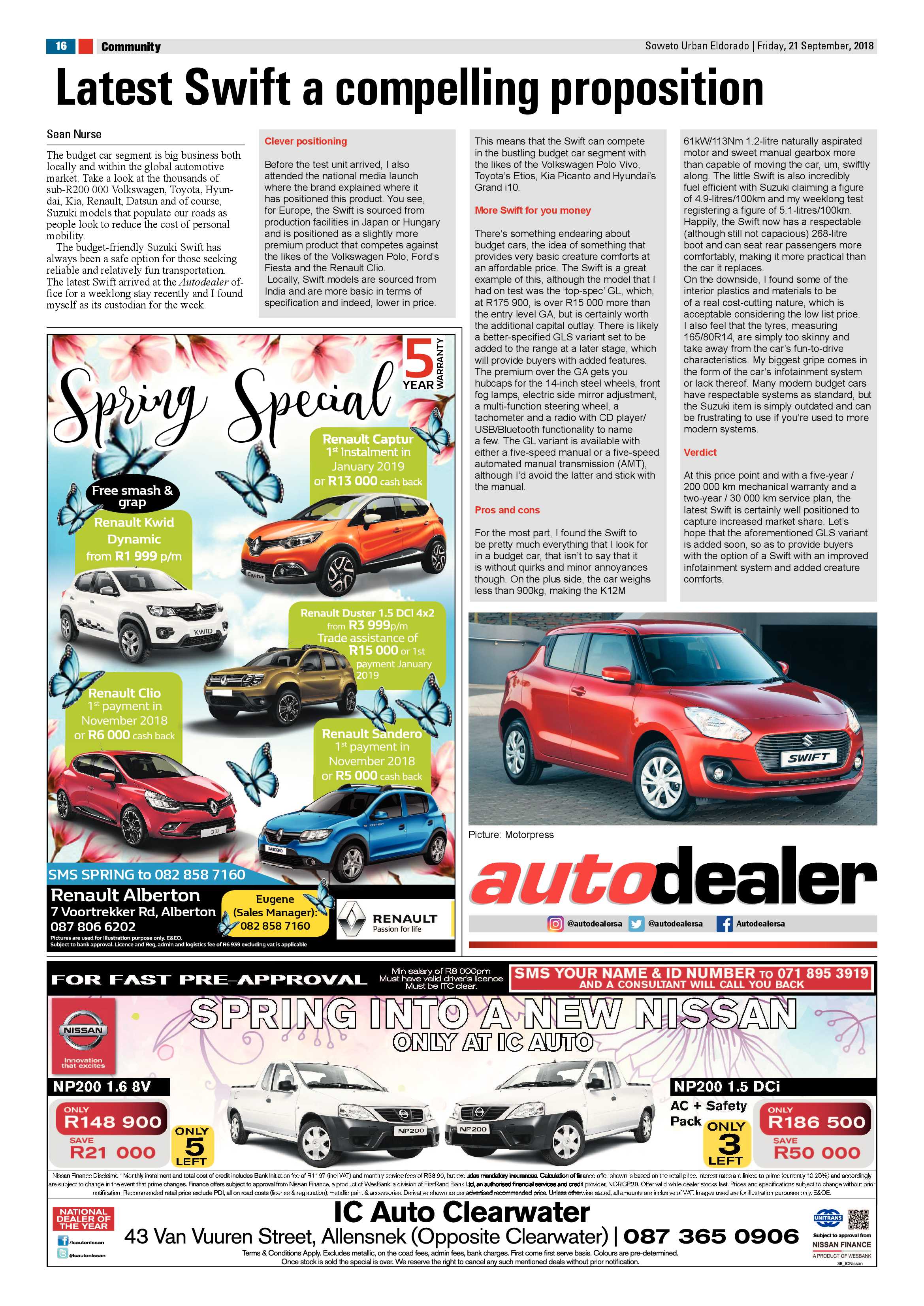 Eldorado – September 21, 2018 issue page 16
