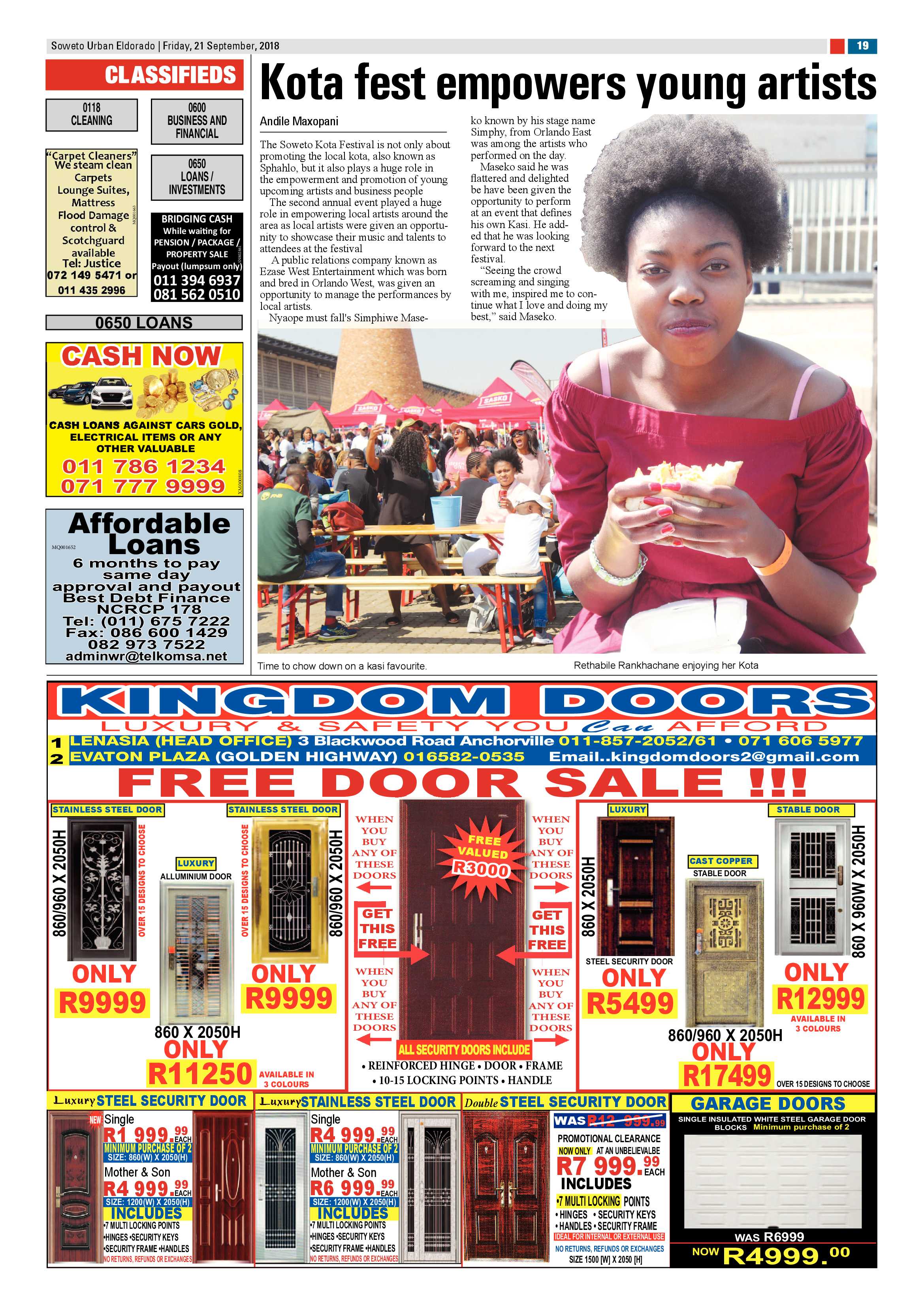Eldorado – September 21, 2018 issue page 19