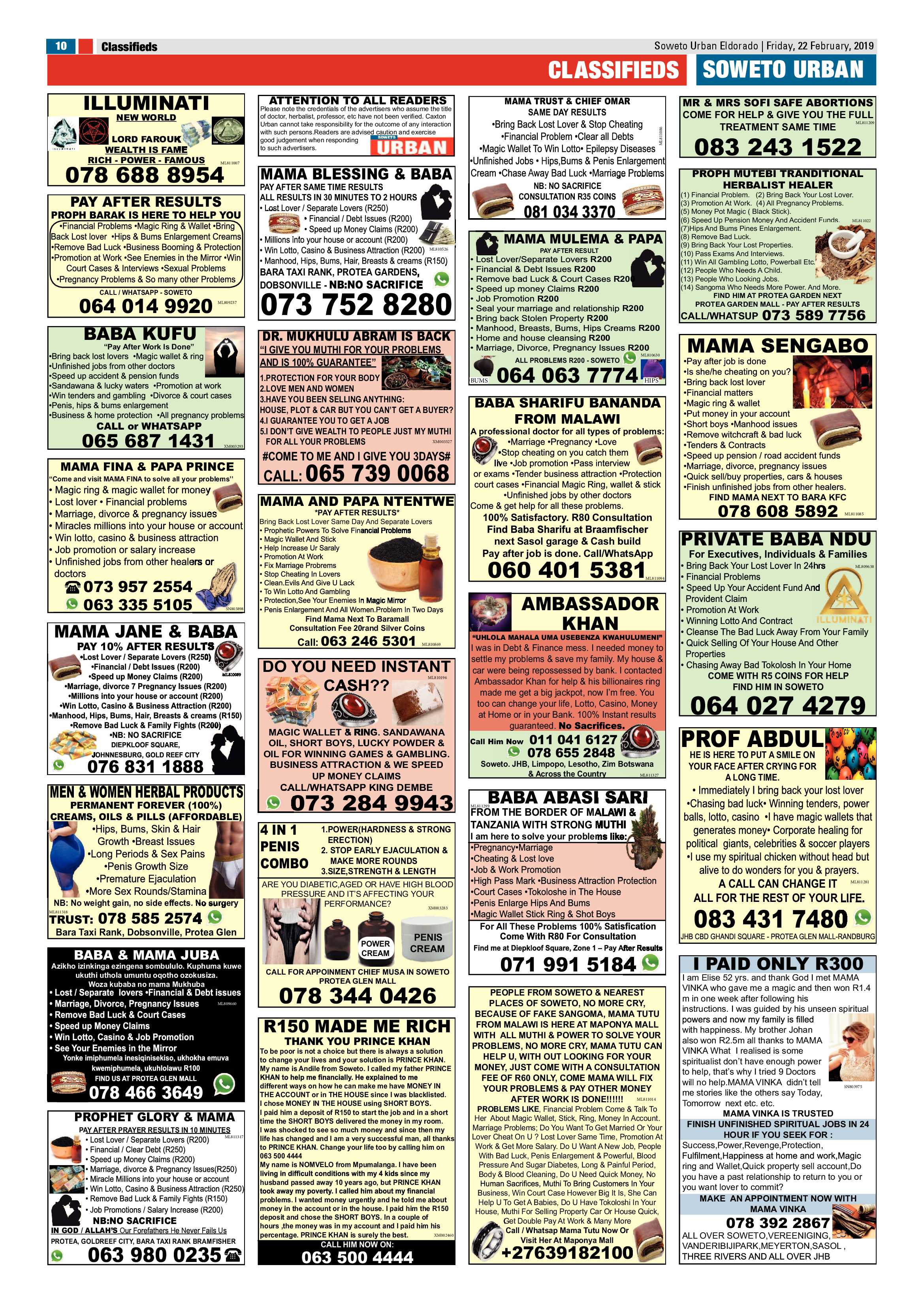 Eldorado Park news– February 22, 2019 page 10