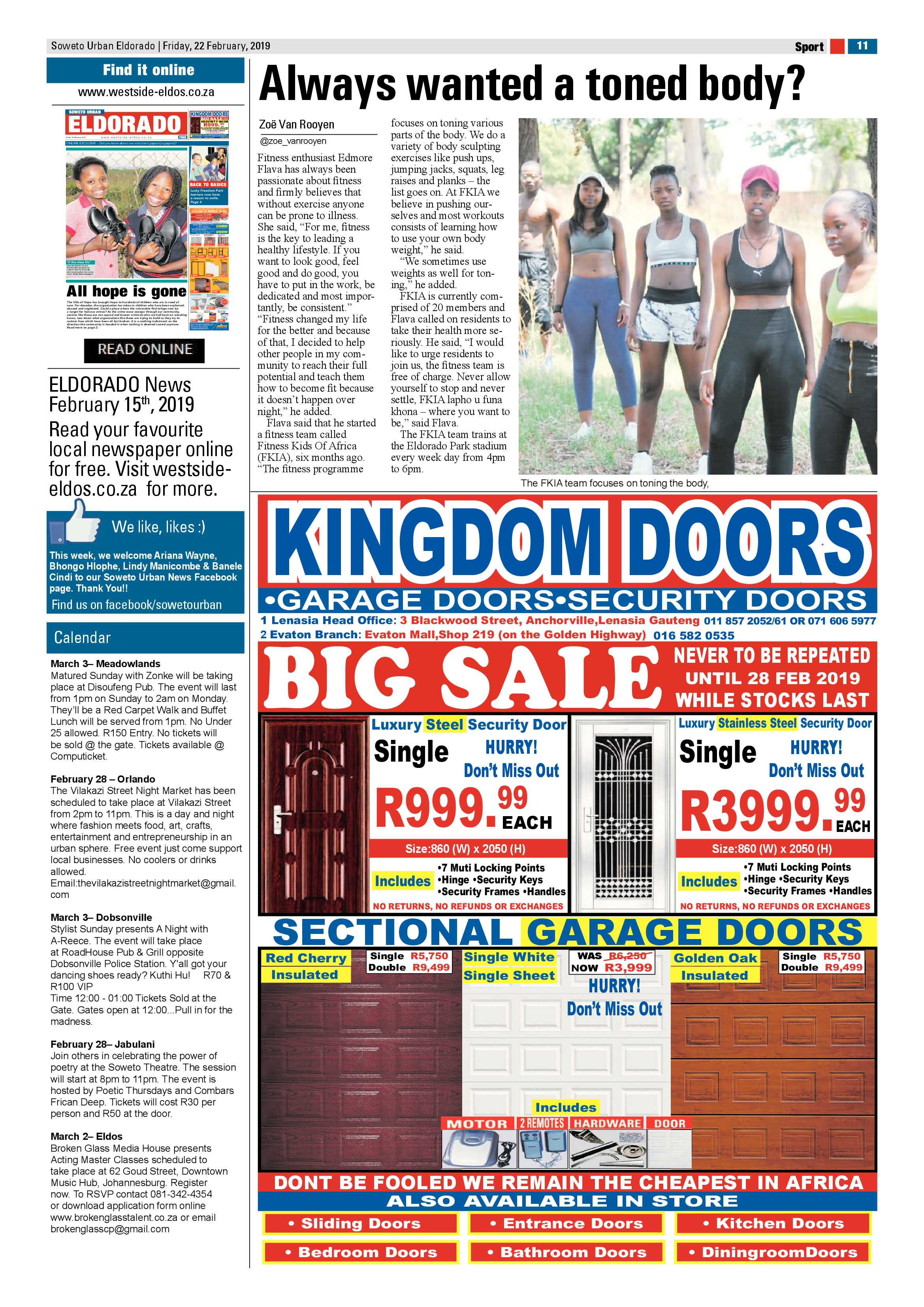 Eldorado Park news– February 22, 2019 page 11