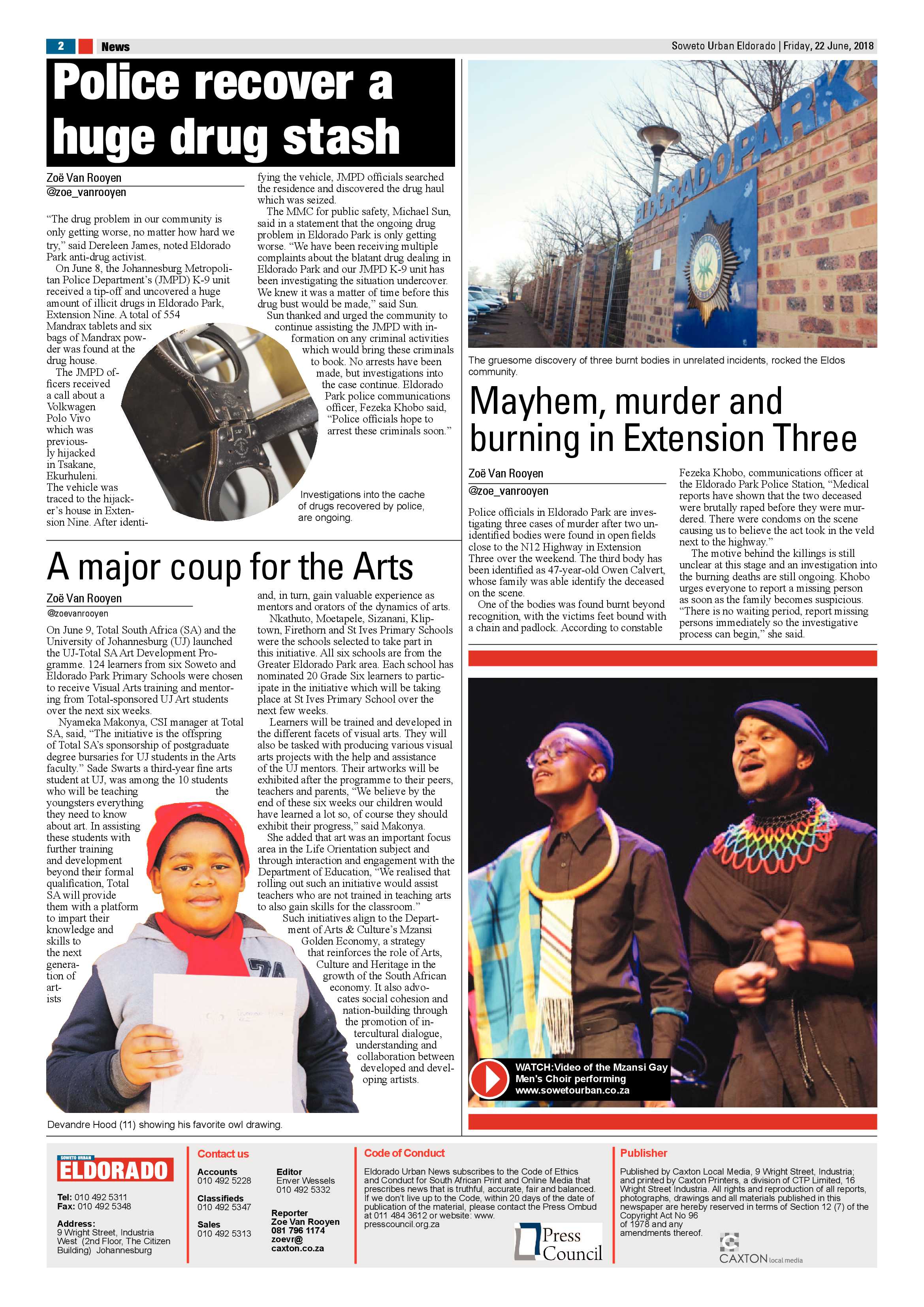 Eldorado Park – June 22, 2018 issue page 2