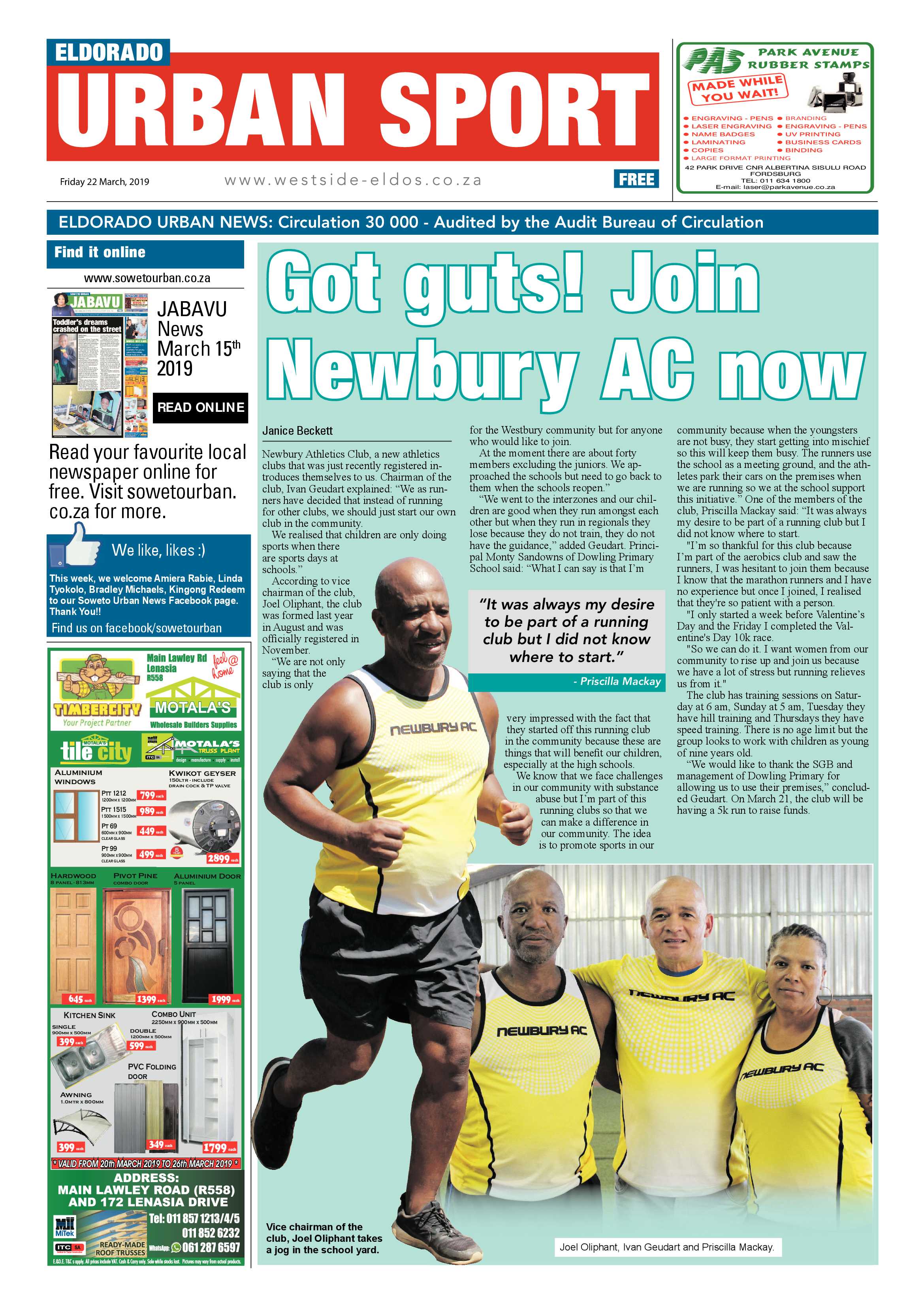 Eldorado News – March 22 , 2019 page 12