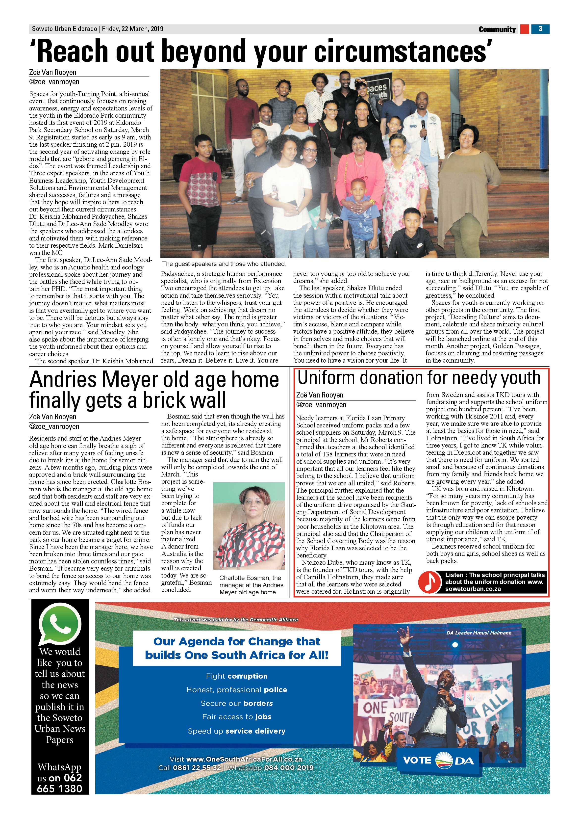 Eldorado News – March 22 , 2019 page 3