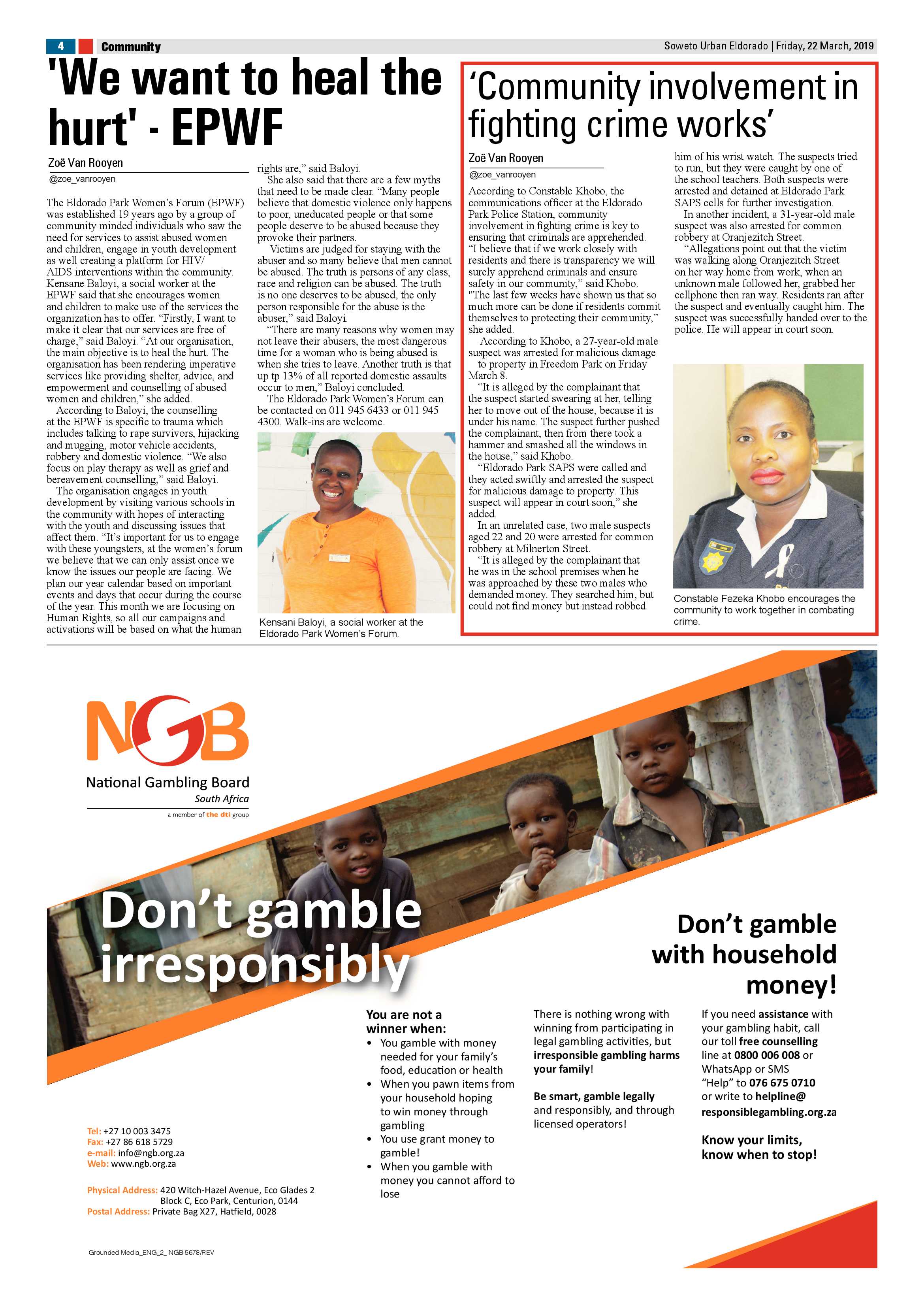Eldorado News – March 22 , 2019 page 4