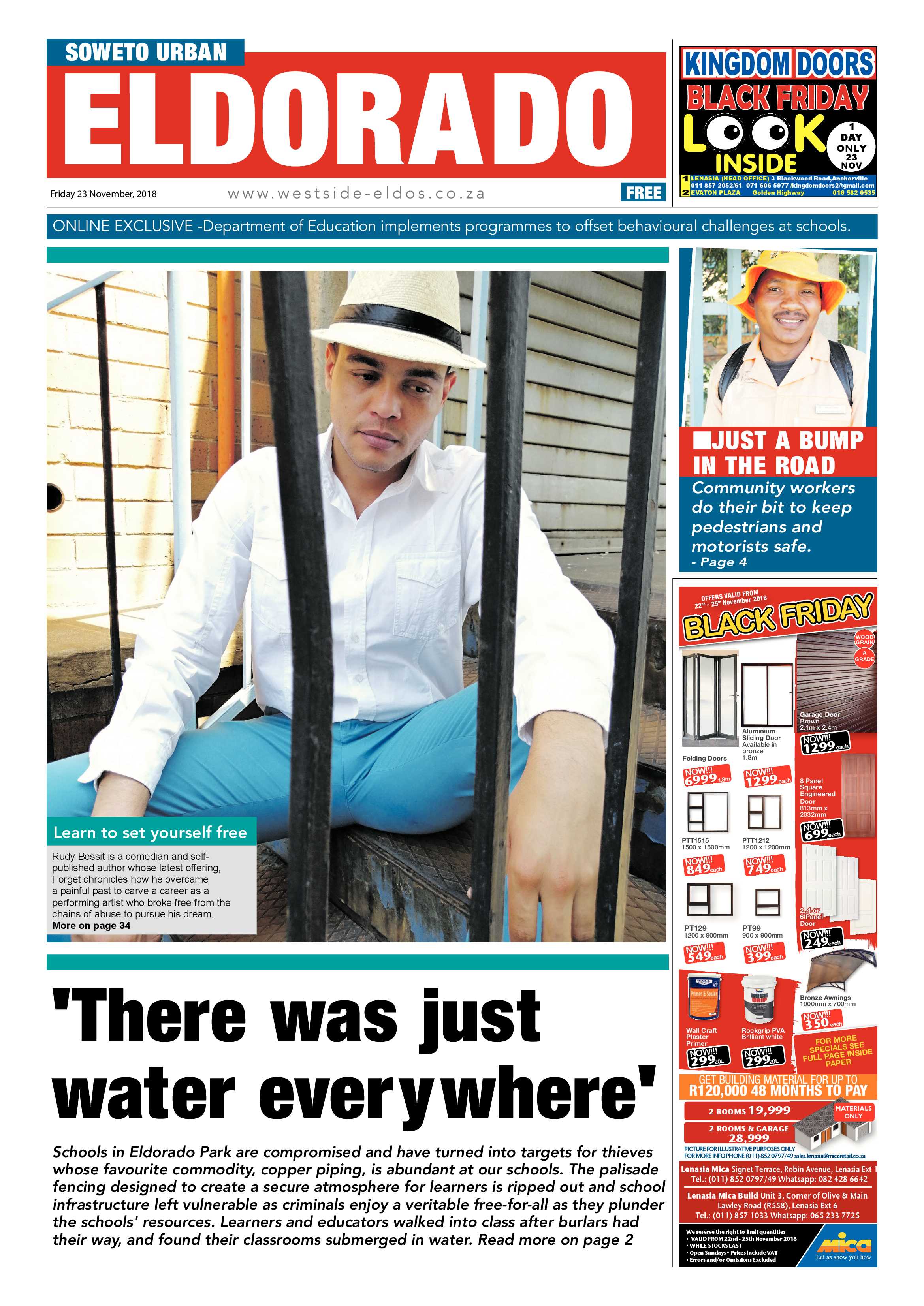 Eldorado Park – November 23, 2018 issue page 1