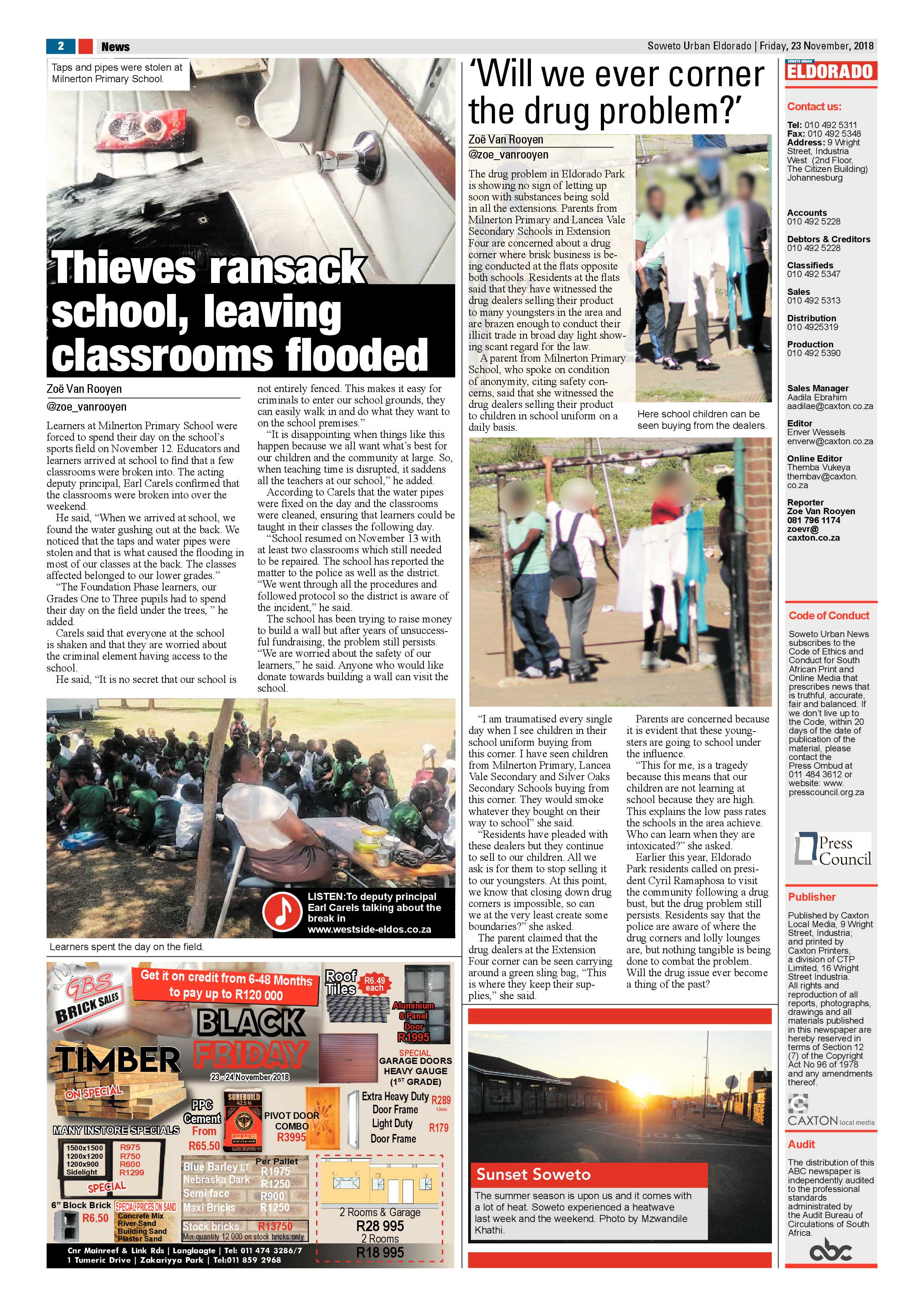Eldorado Park – November 23, 2018 issue page 2