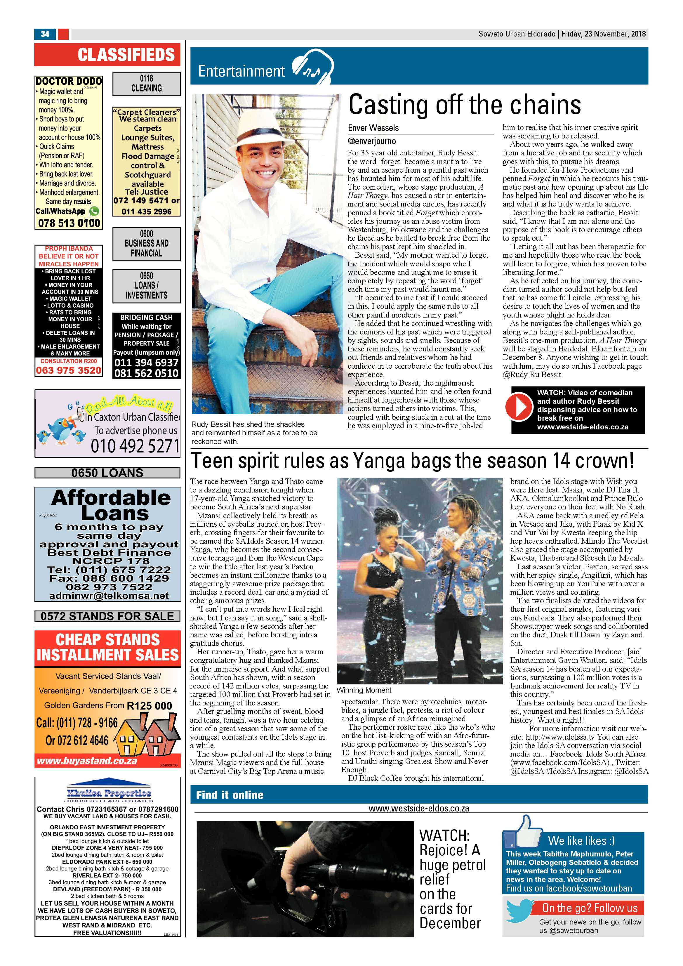 Eldorado Park – November 23, 2018 issue page 34