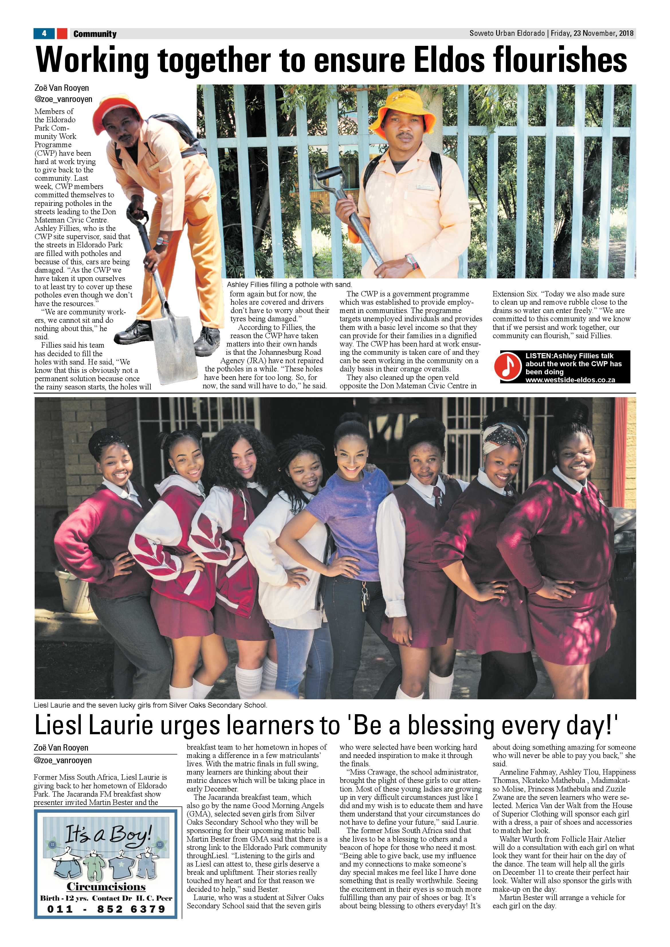 Eldorado Park – November 23, 2018 issue page 4