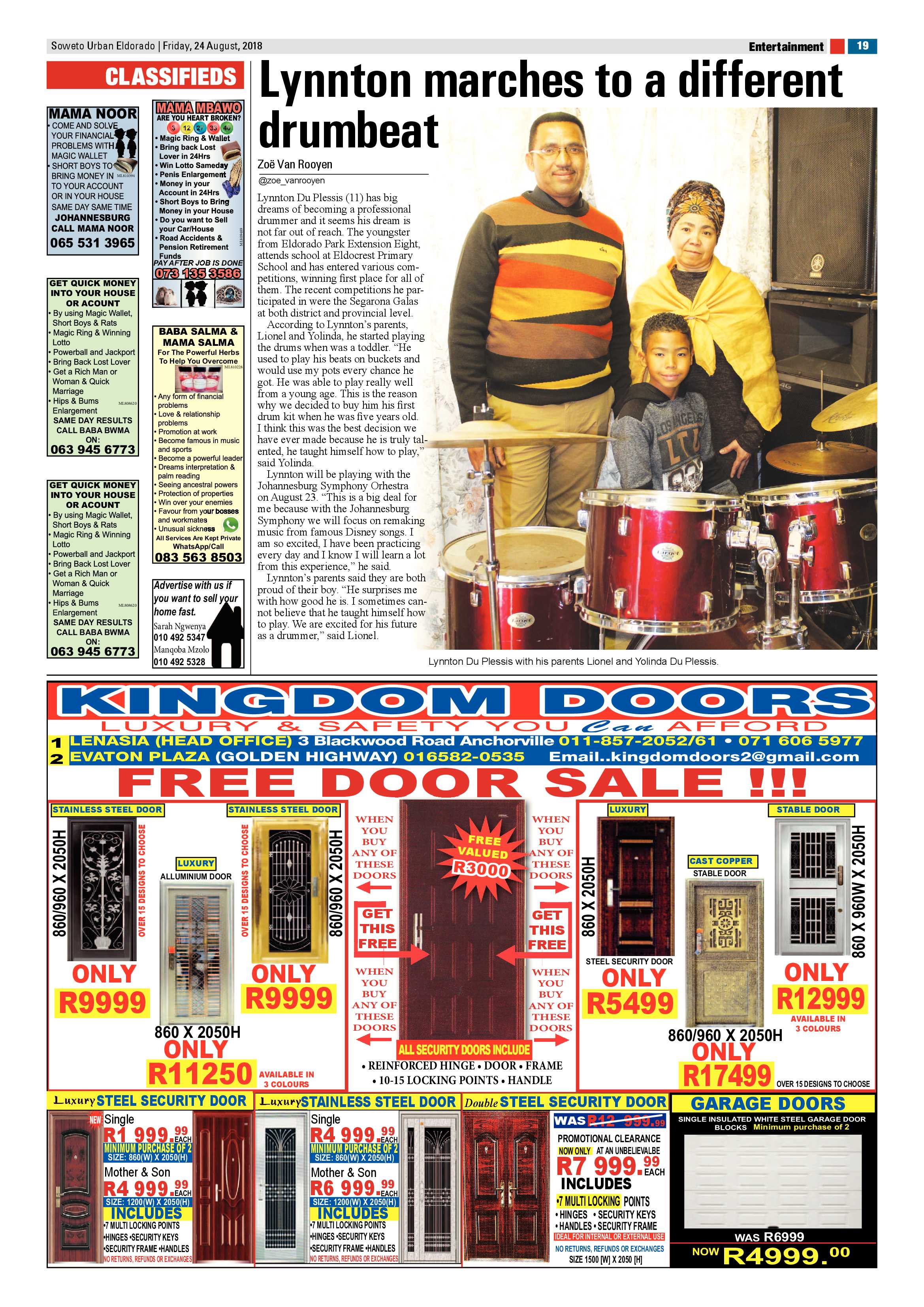 Eldorado Park – August 24, 2018 issue page 19