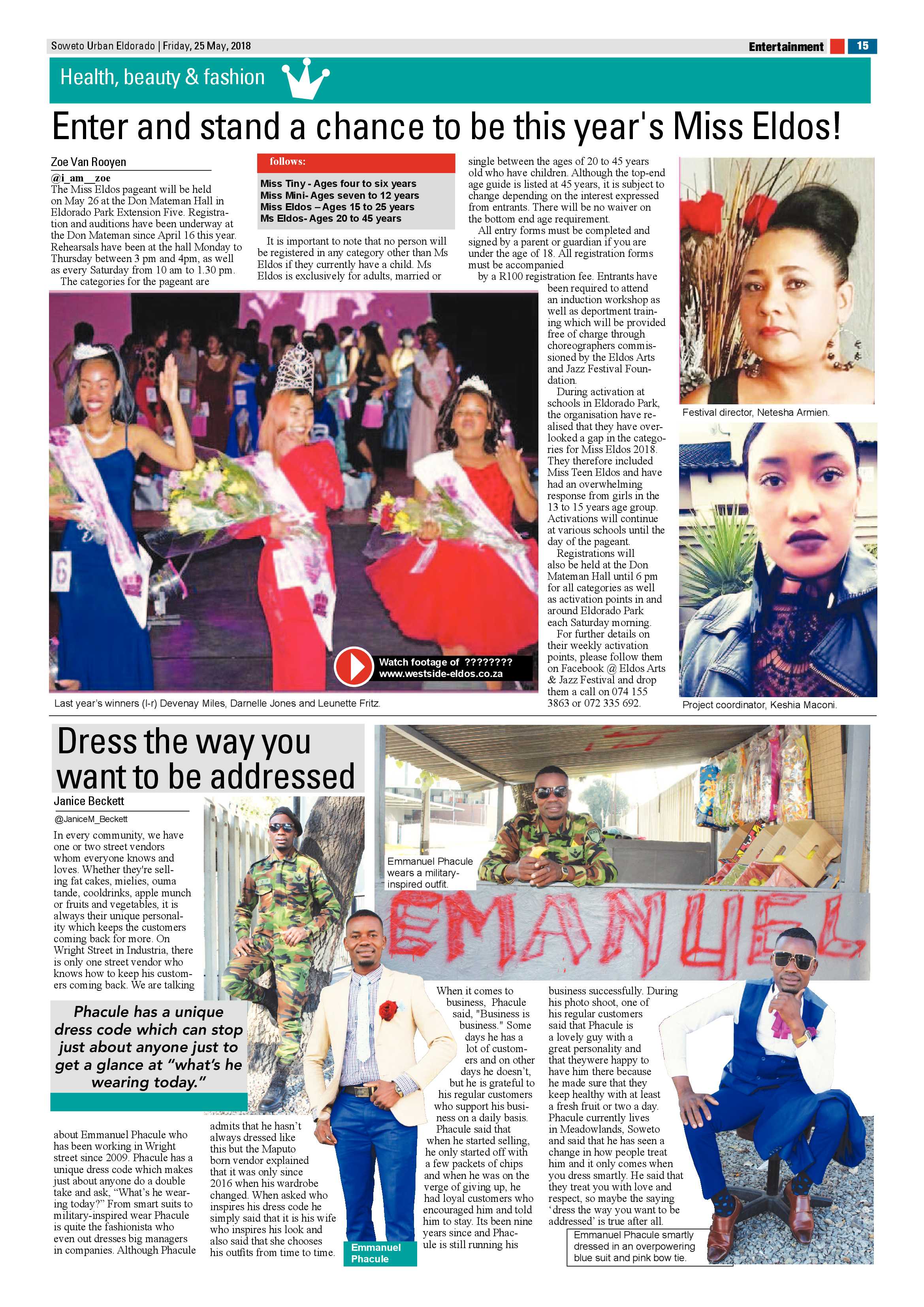 Eldorado Park – May 25, 2018 issue page 15