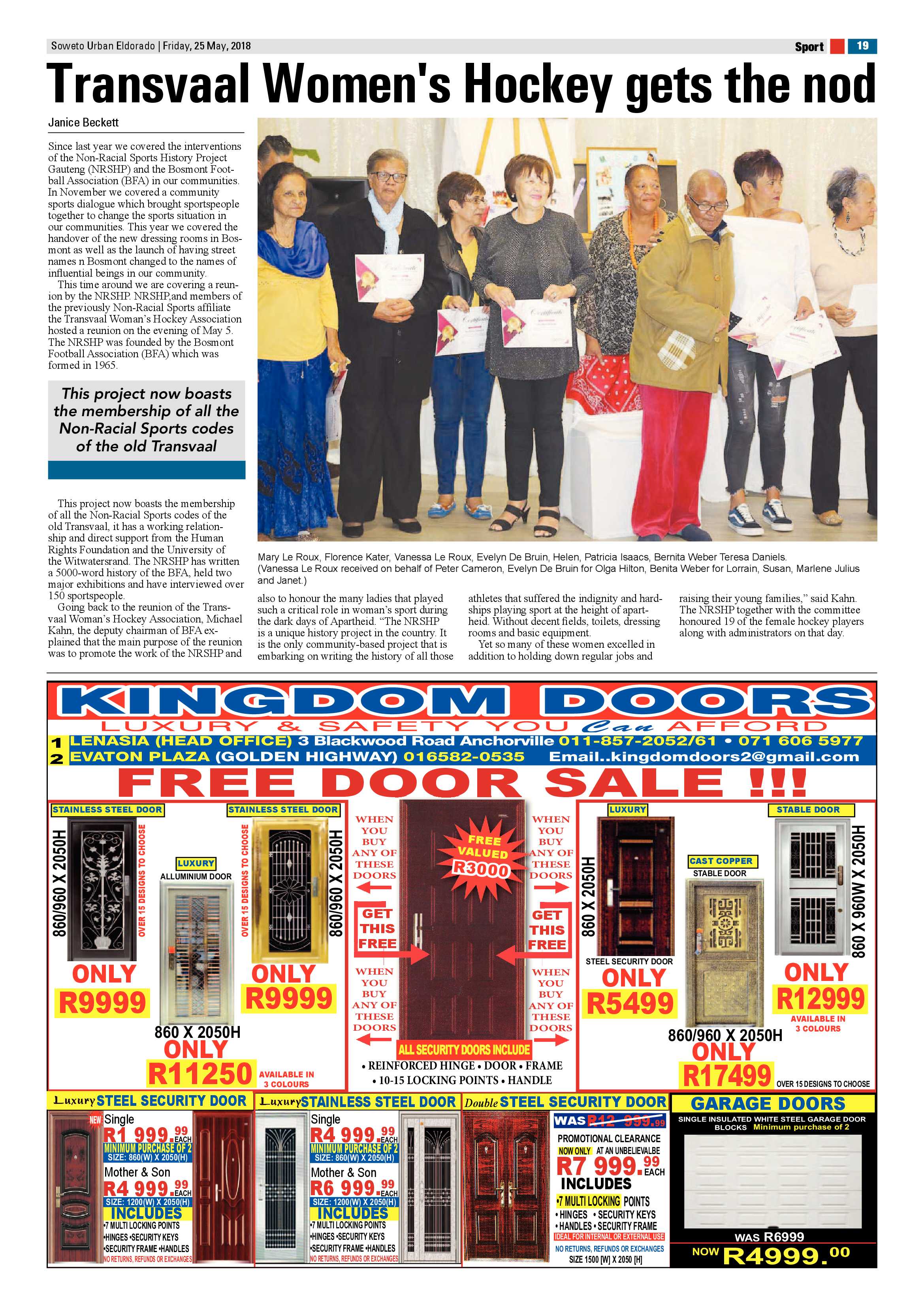 Eldorado Park – May 25, 2018 issue page 19