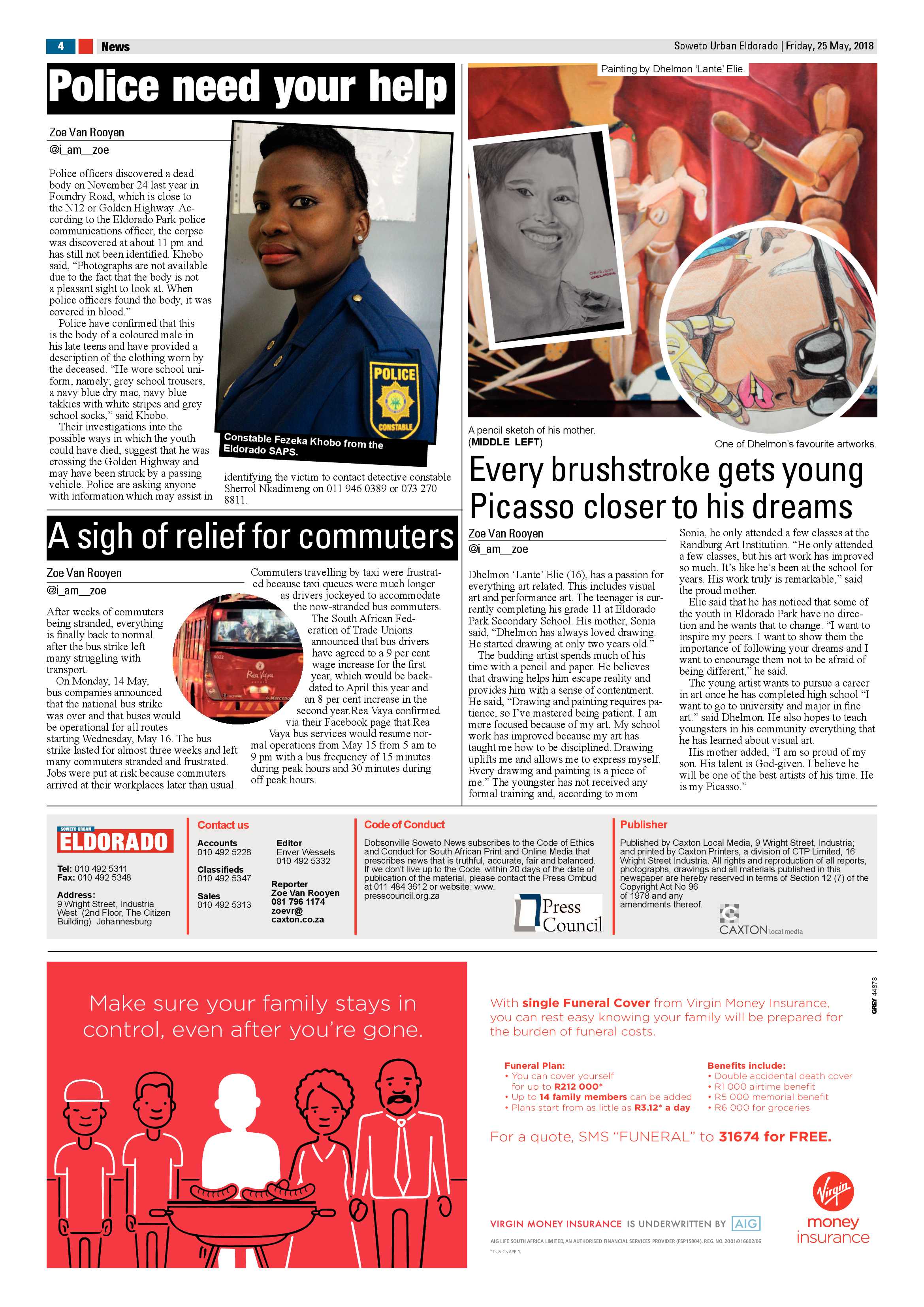 Eldorado Park – May 25, 2018 issue page 4