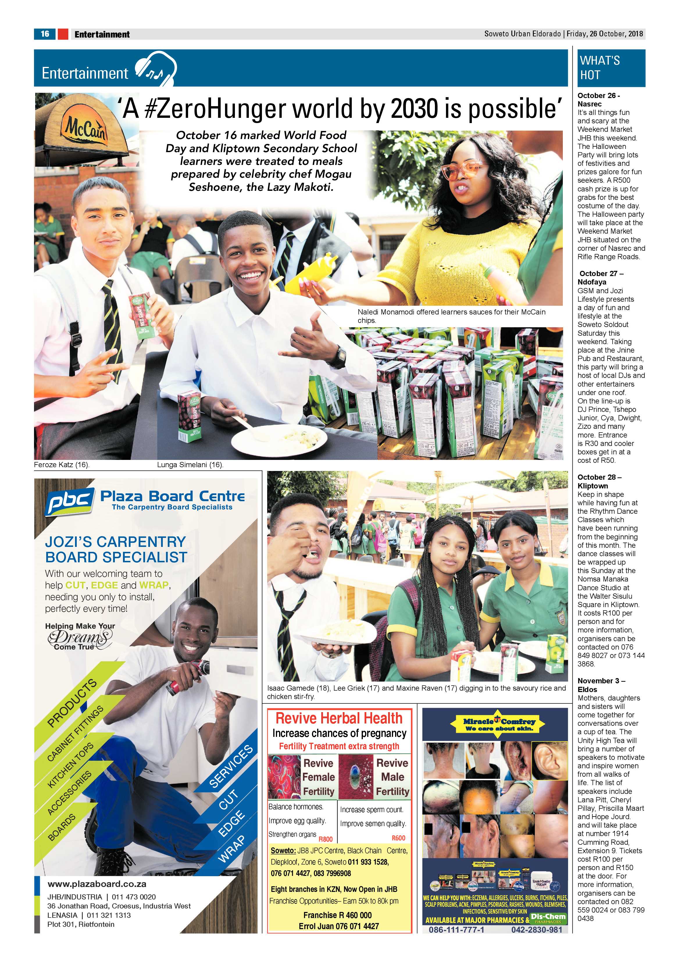 Eldorado Park – October 26, 2018 issue page 16