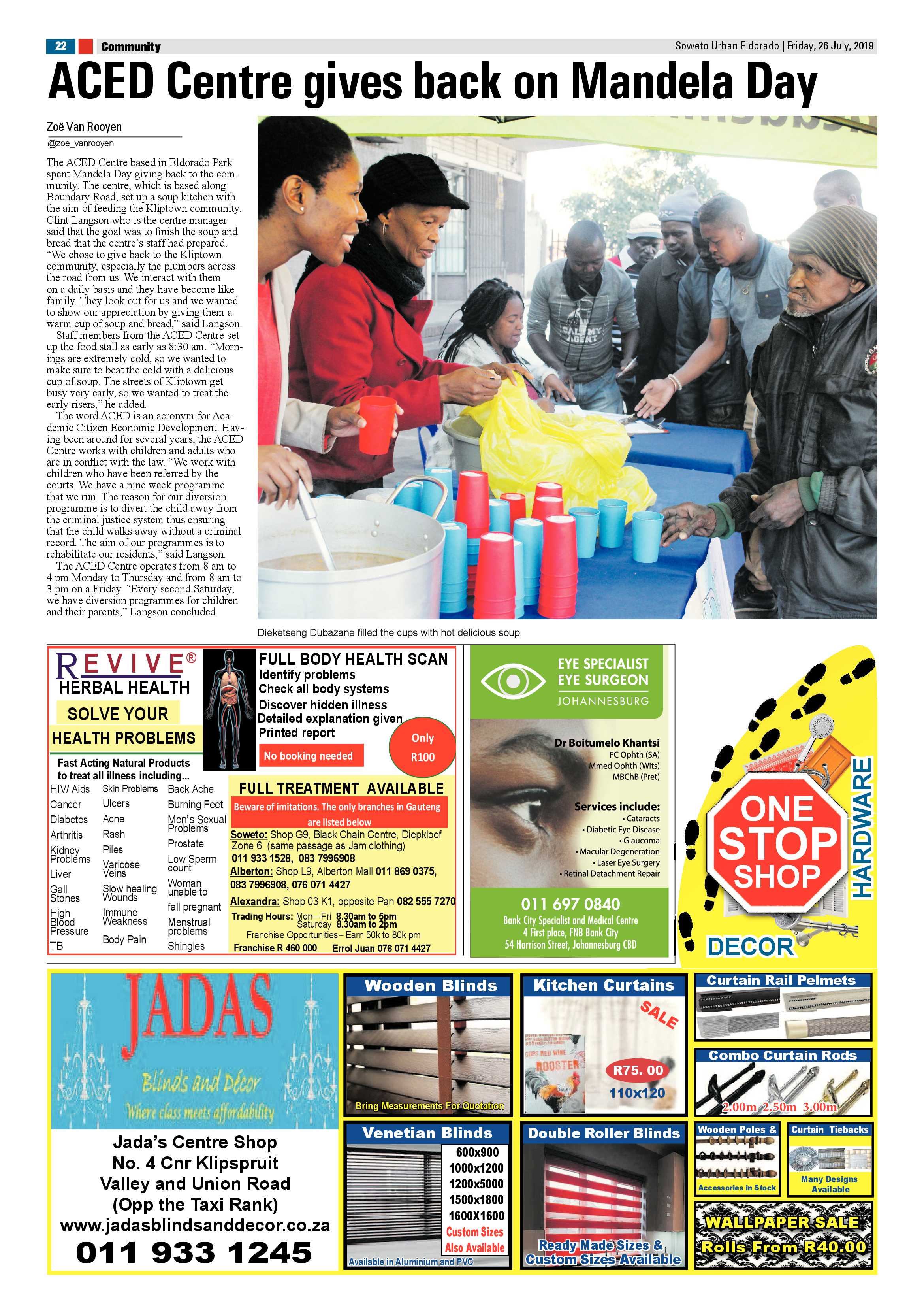 Eldorado News – July 26, 2019 page 22