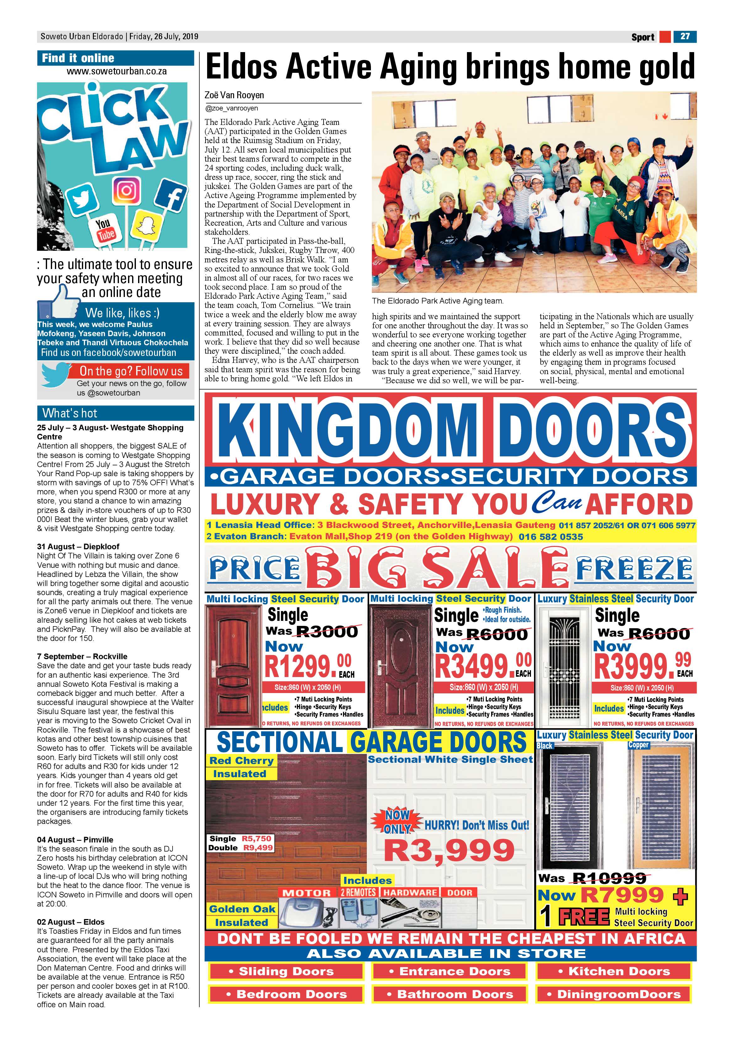 Eldorado News – July 26, 2019 page 27