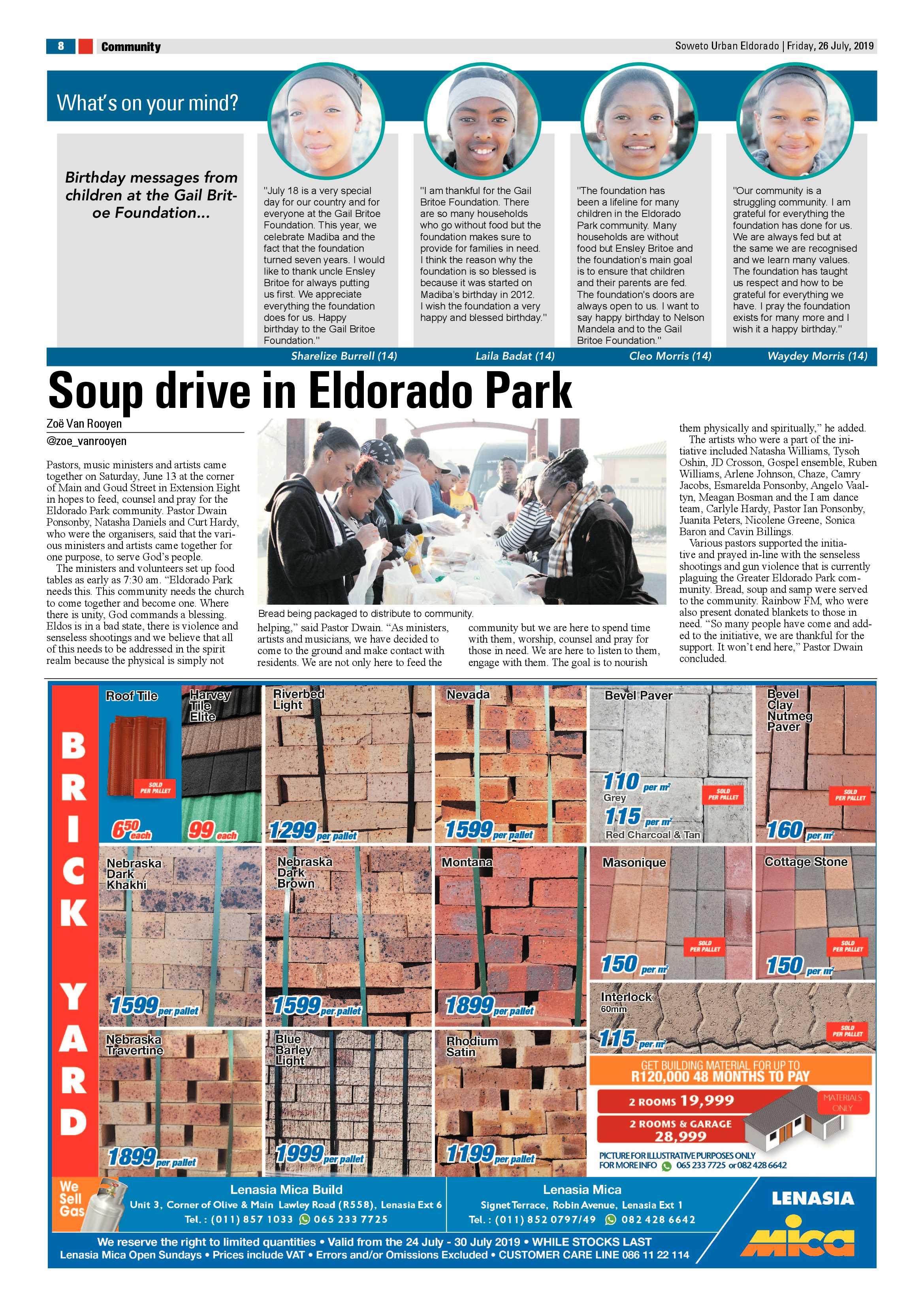 Eldorado News – July 26, 2019 page 8