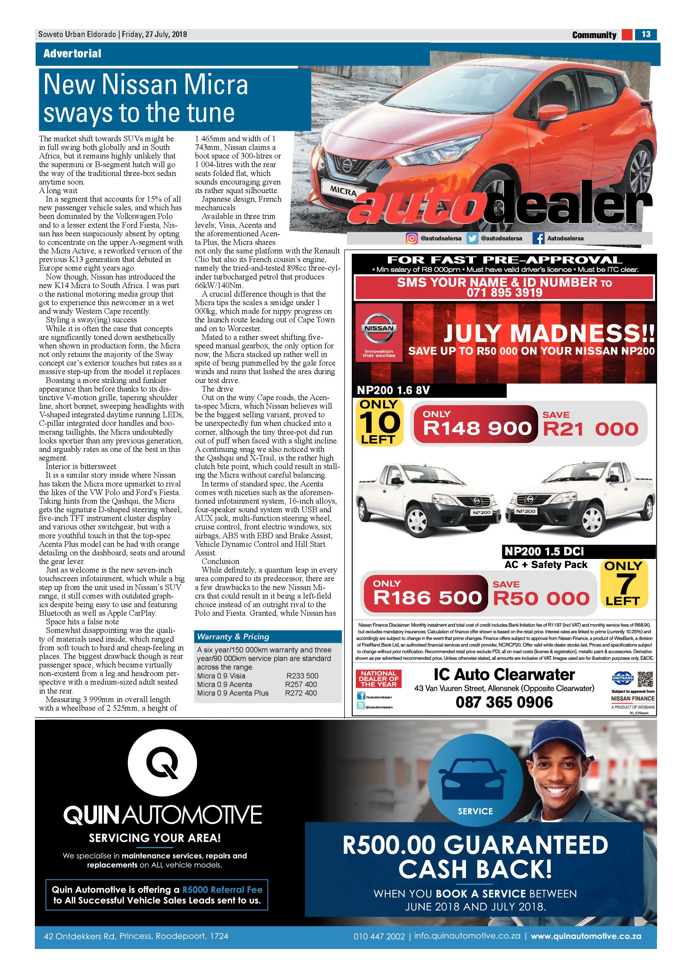 Eldorado Park – July 27, 2018 issue page 13