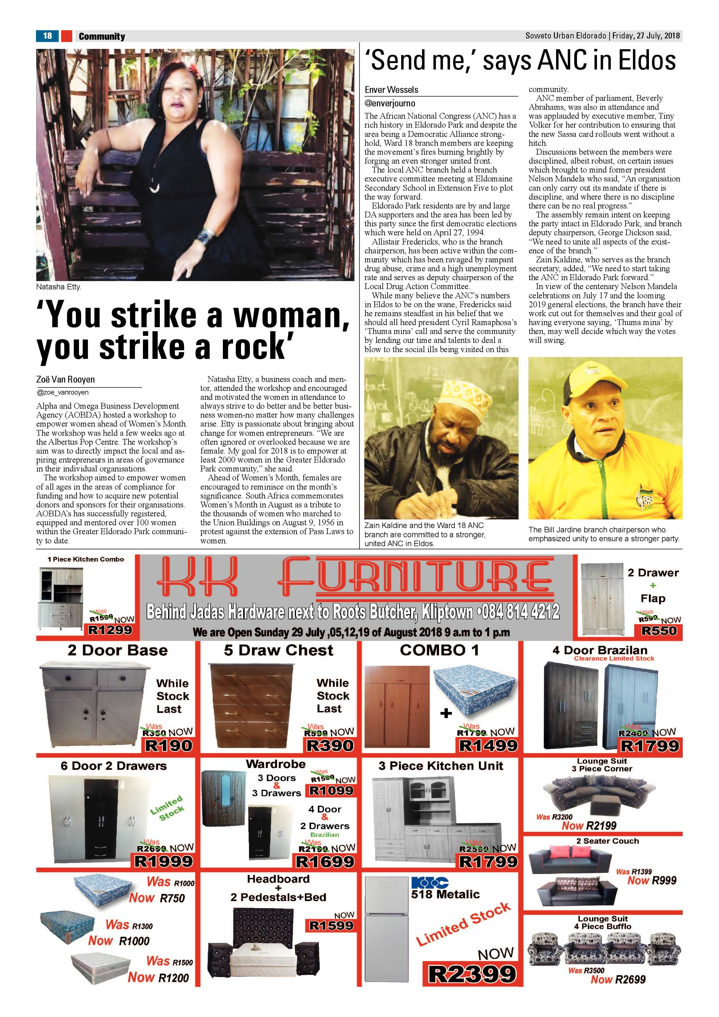 Eldorado Park – July 27, 2018 issue page 18
