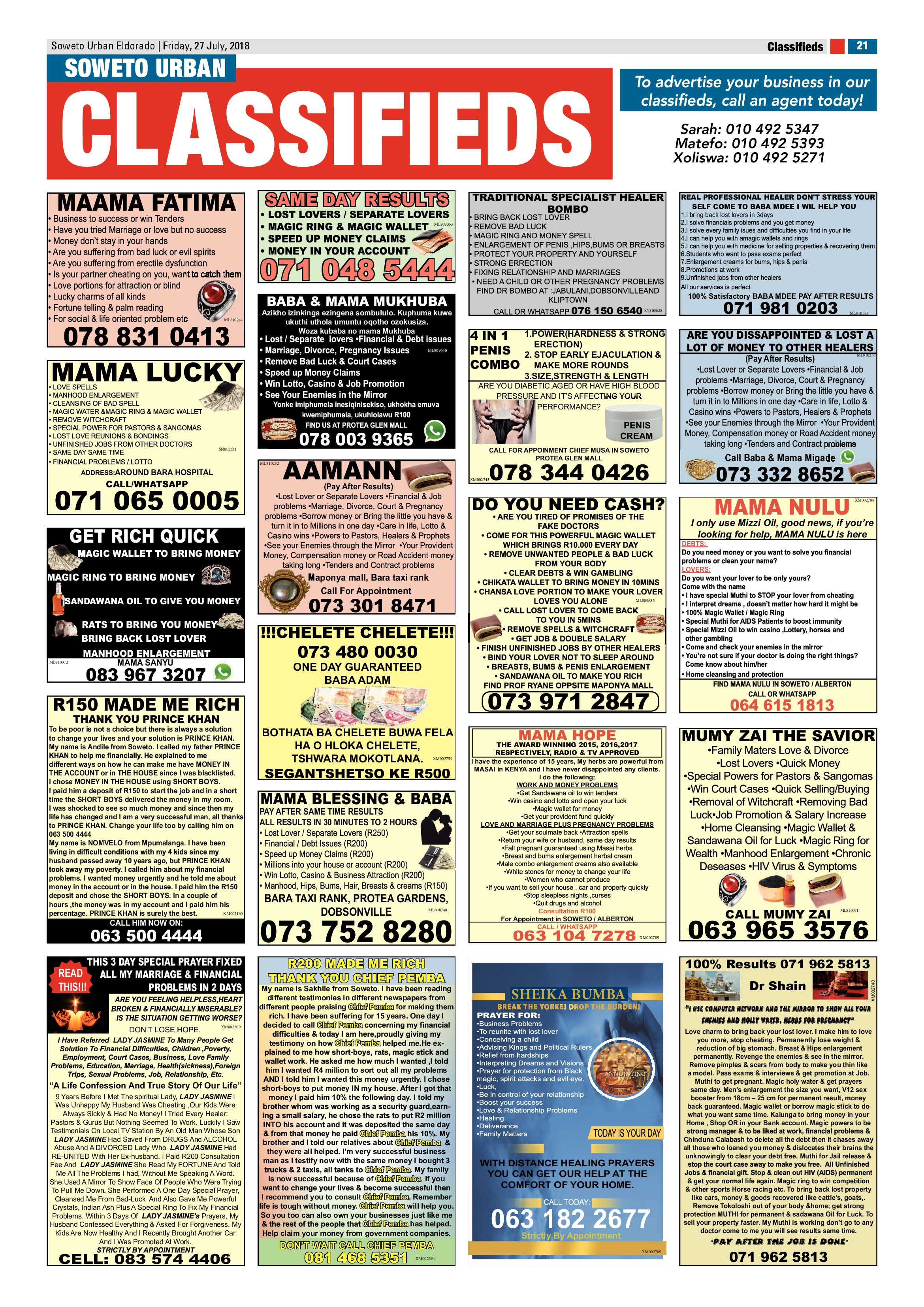 Eldorado Park – July 27, 2018 issue page 21