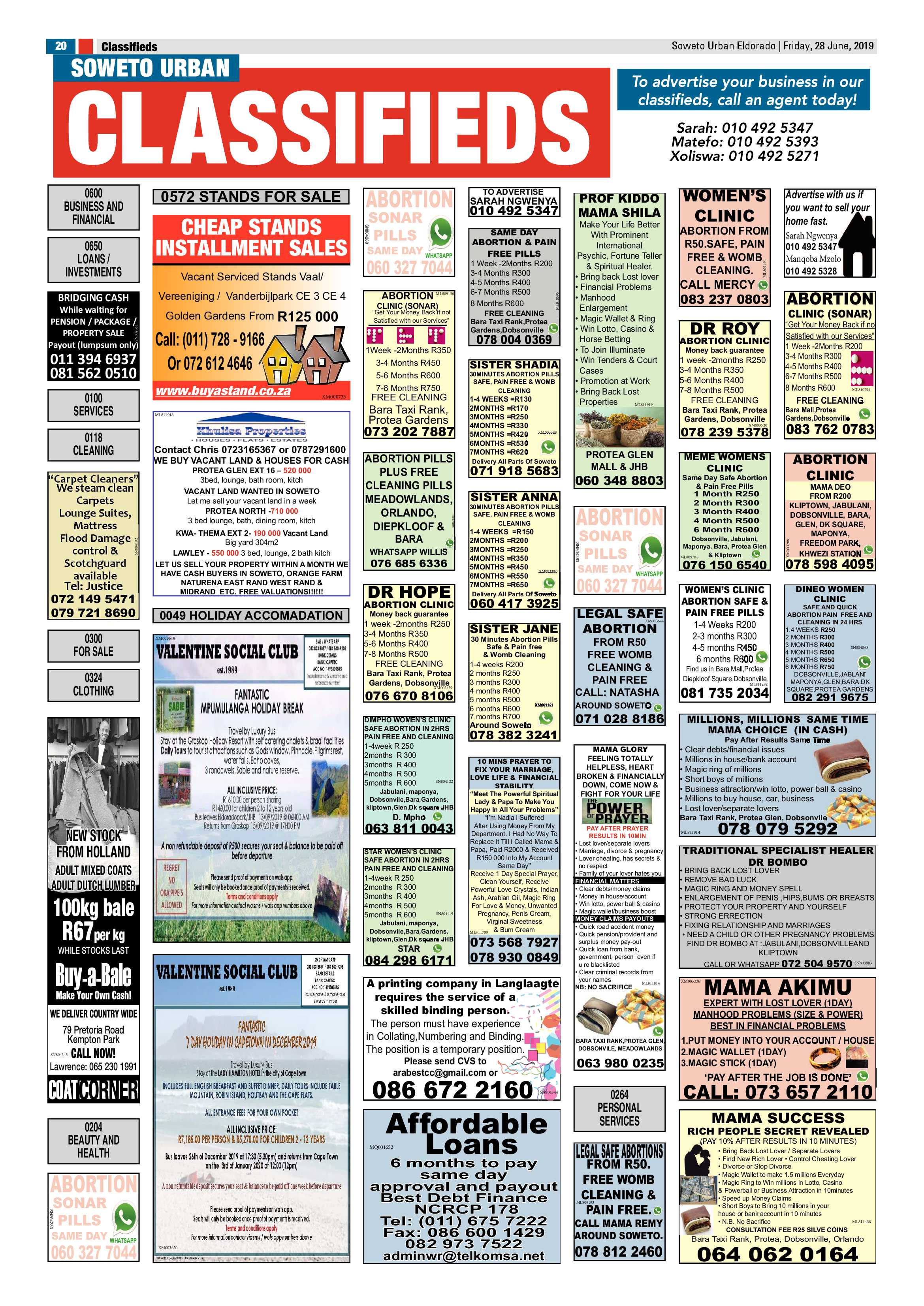 Eldorado News – June 28, 2019 page 20